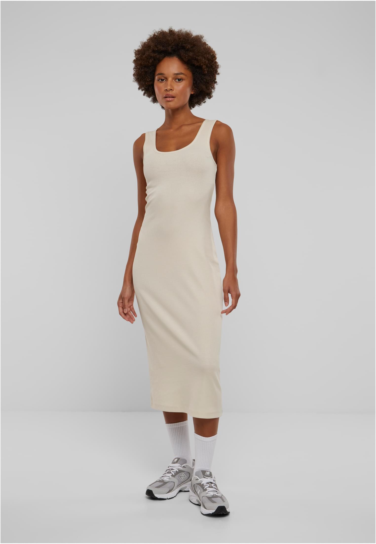 Ladies Rib Top Dress | whitesand