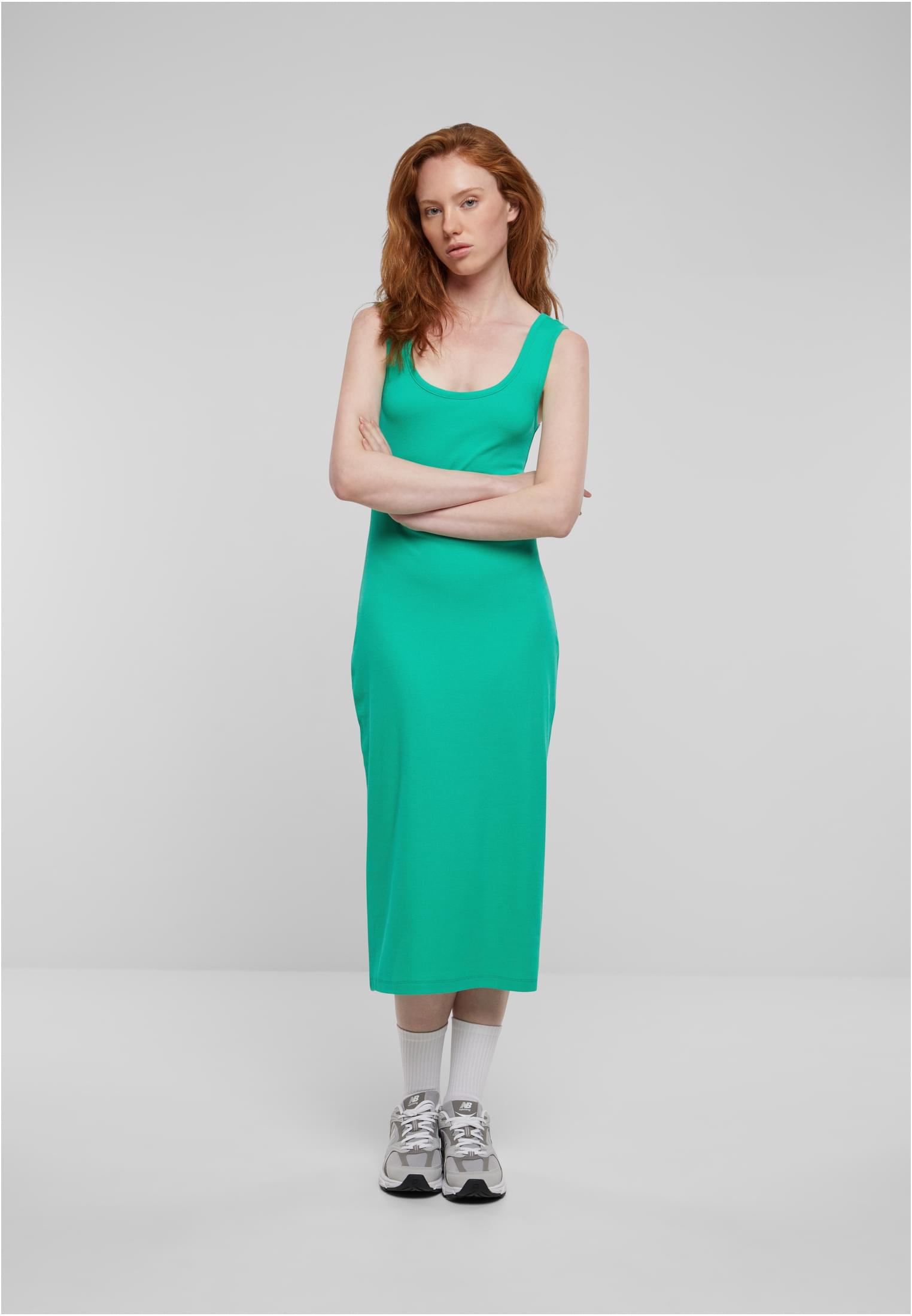 Ladies Rib Top Dress | ferngreen