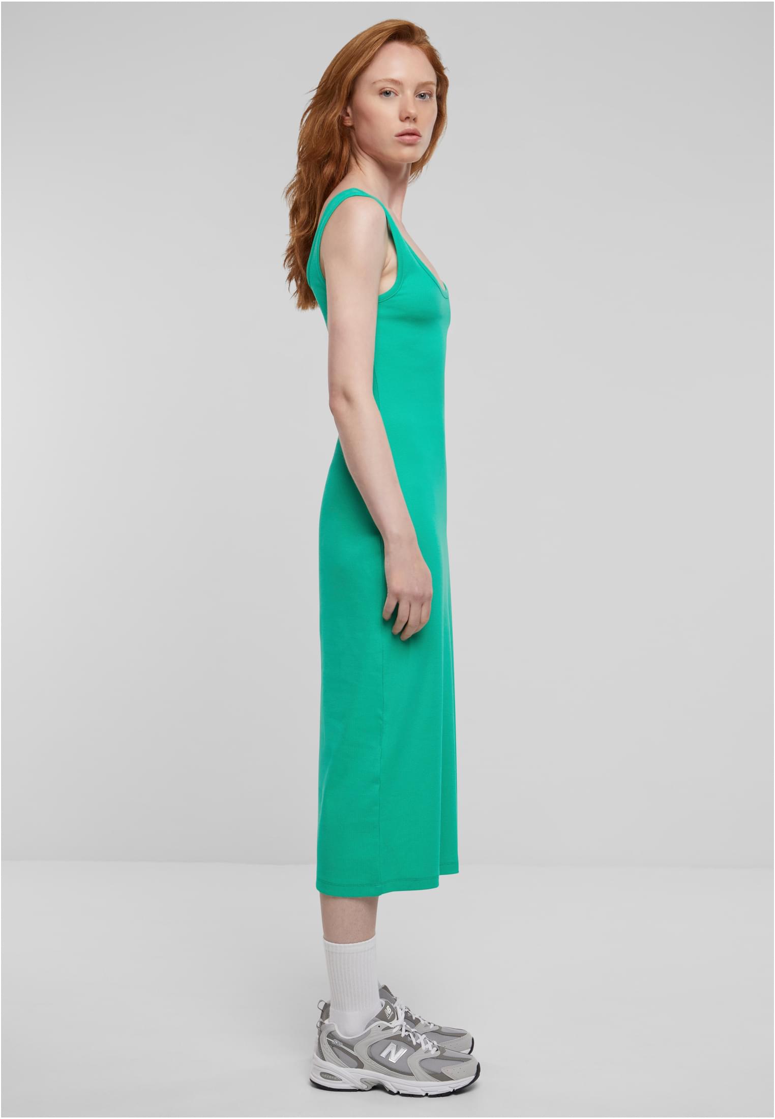 Ladies Rib Top Dress | ferngreen