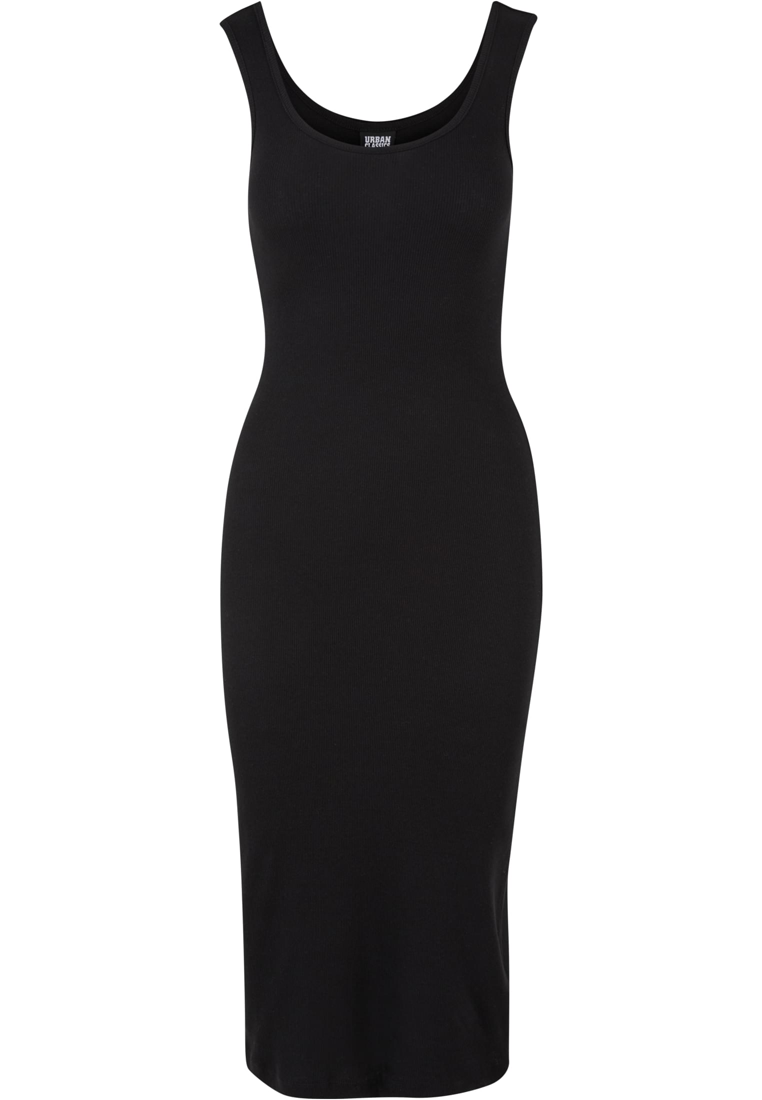 Ladies Rib Top Dress | black