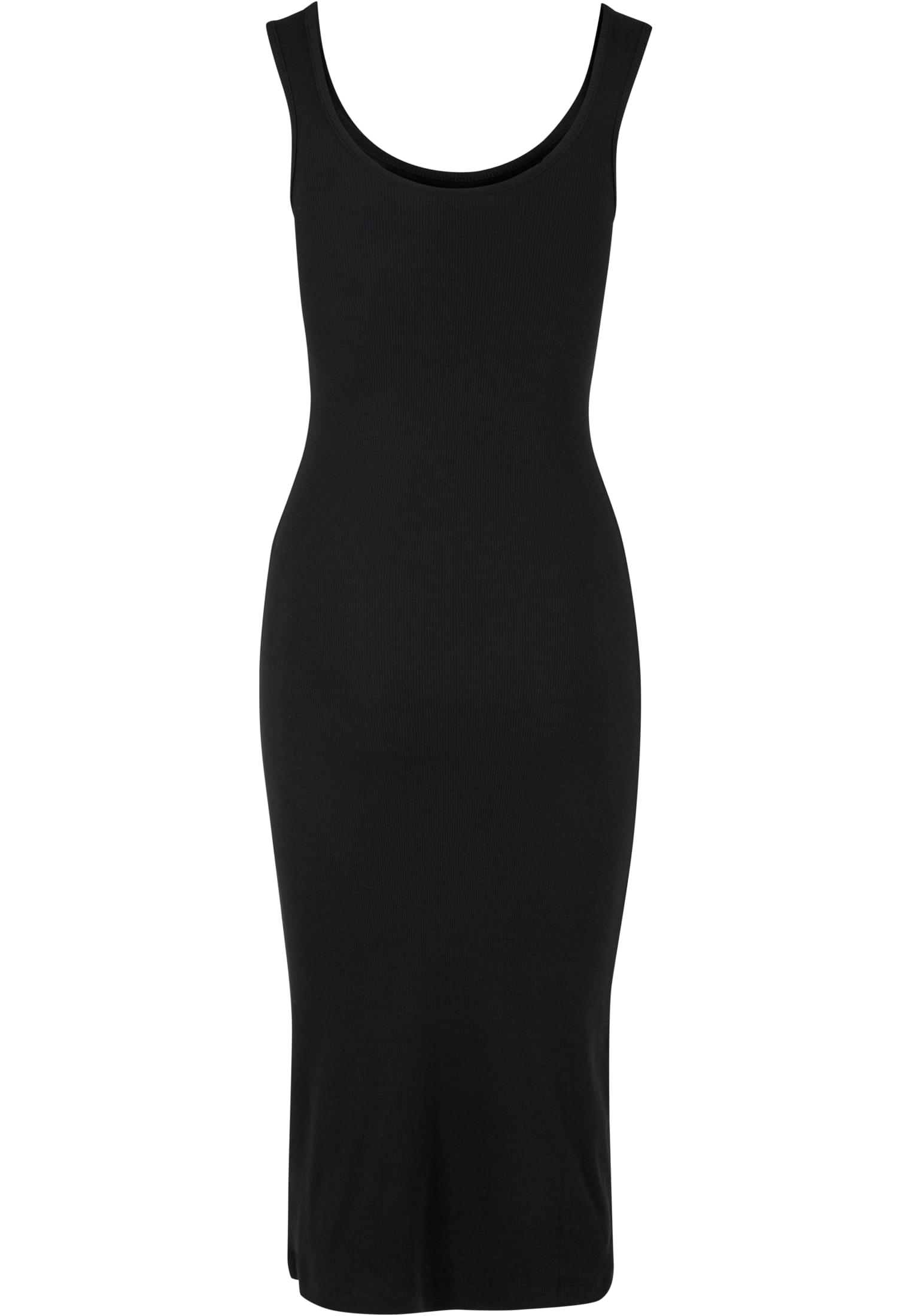 Ladies Rib Top Dress | black