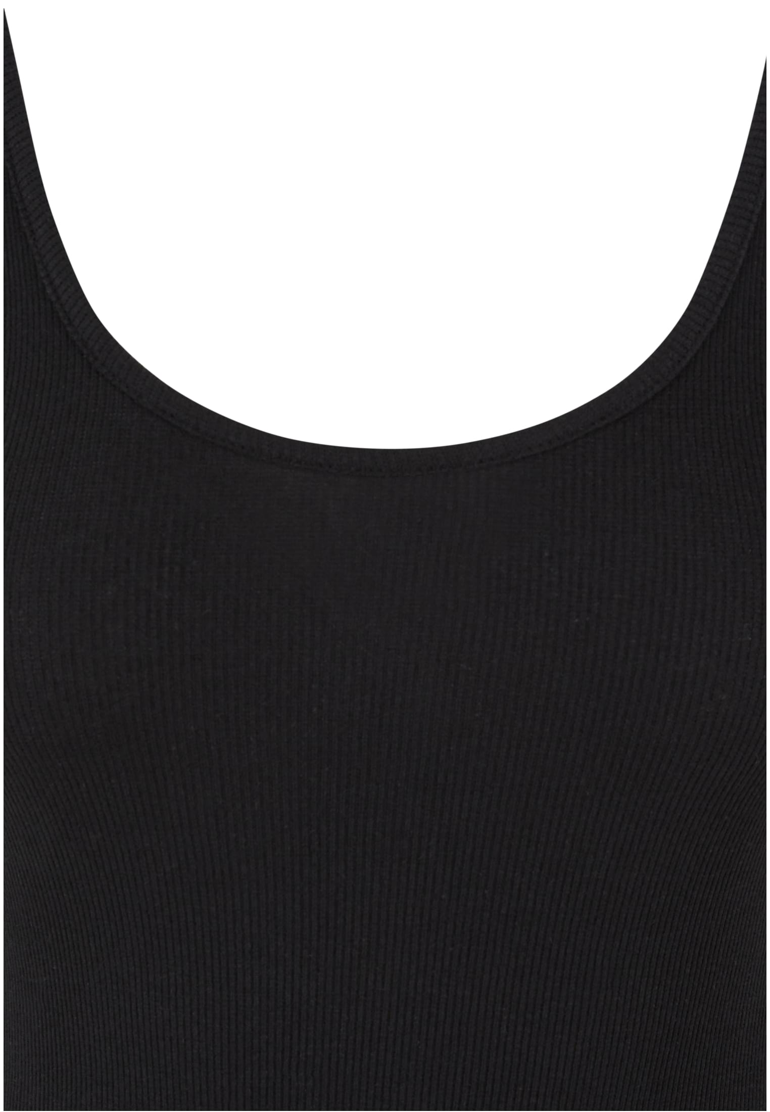 Ladies Rib Top Dress | black