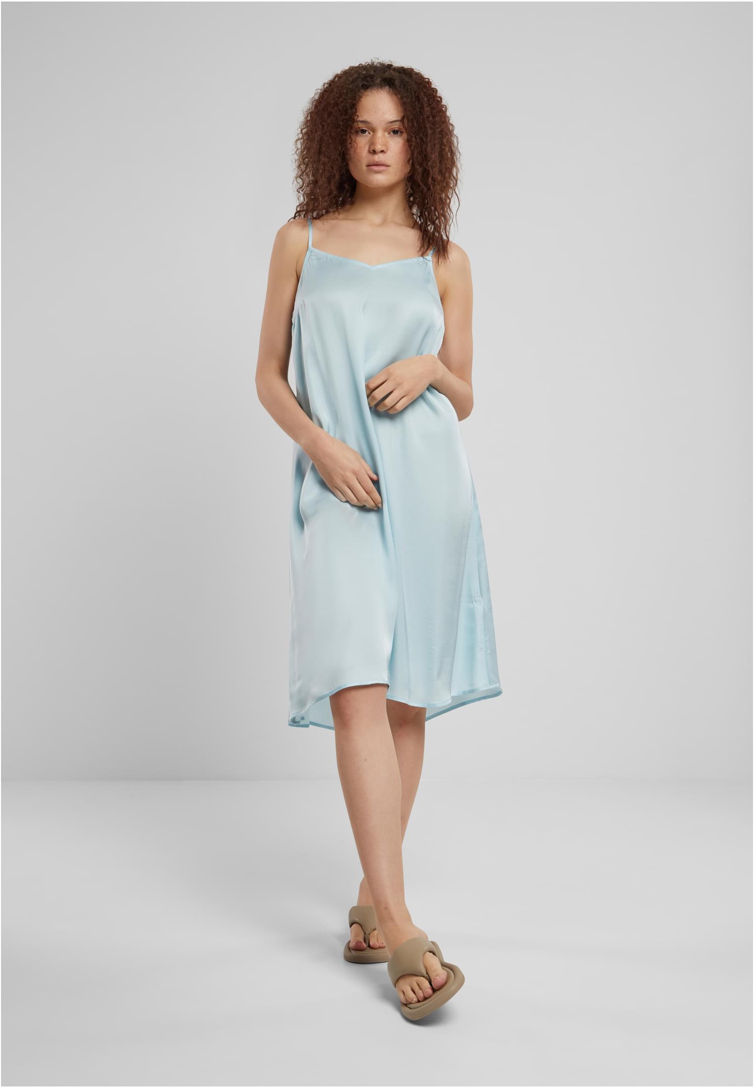 Ladies Viscose Satin Slip Dress | oceanblue