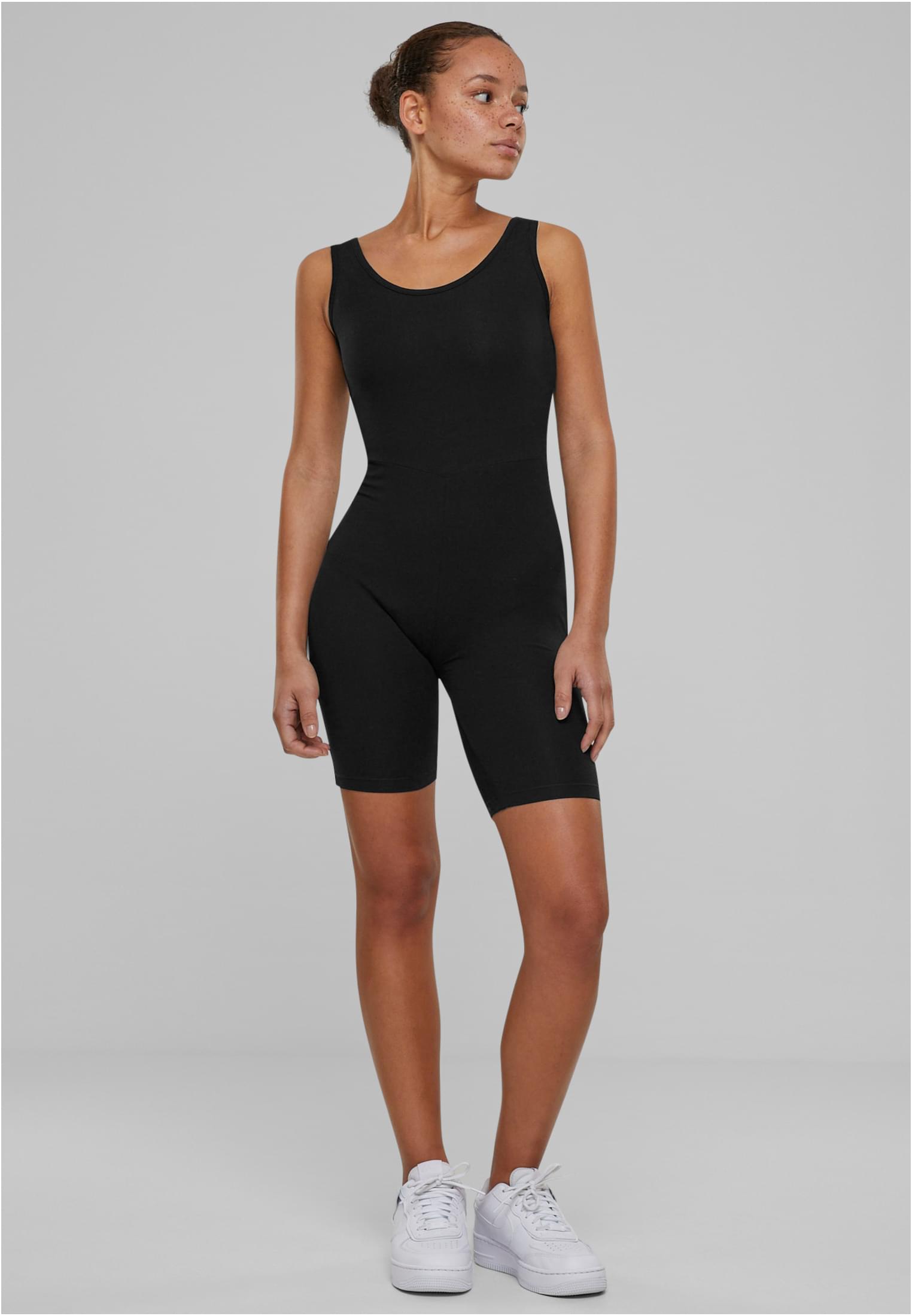 Ladies Organic Stretch Jersey Jumpsuit | black