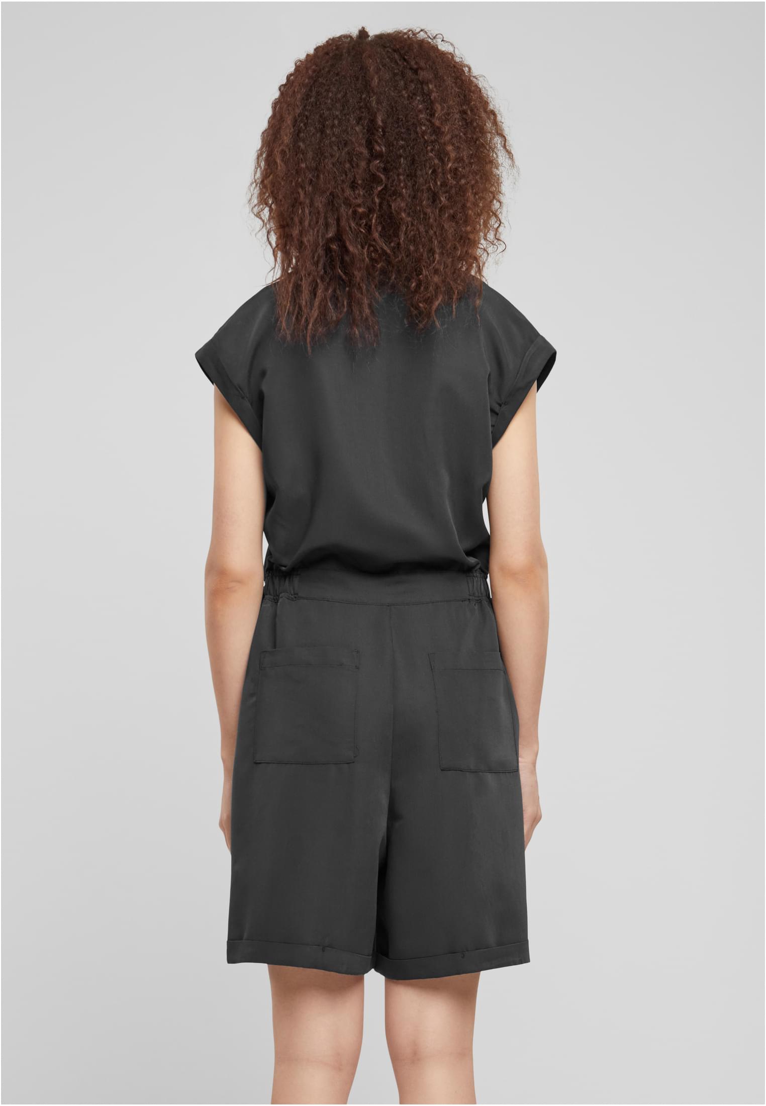 Ladies Viscose Twill Jumpsuit | black