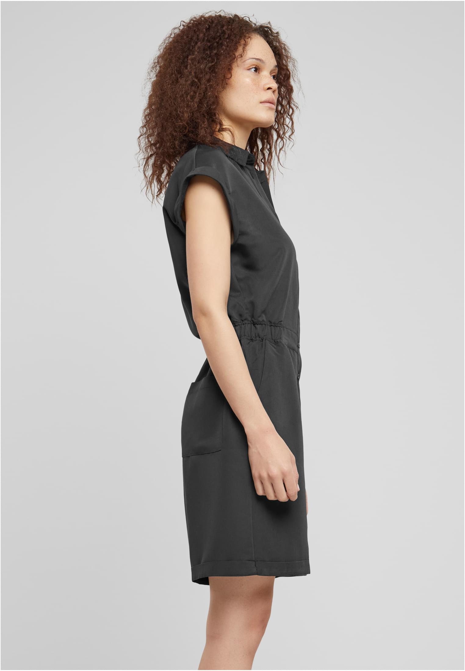 Ladies Viscose Twill Jumpsuit | black