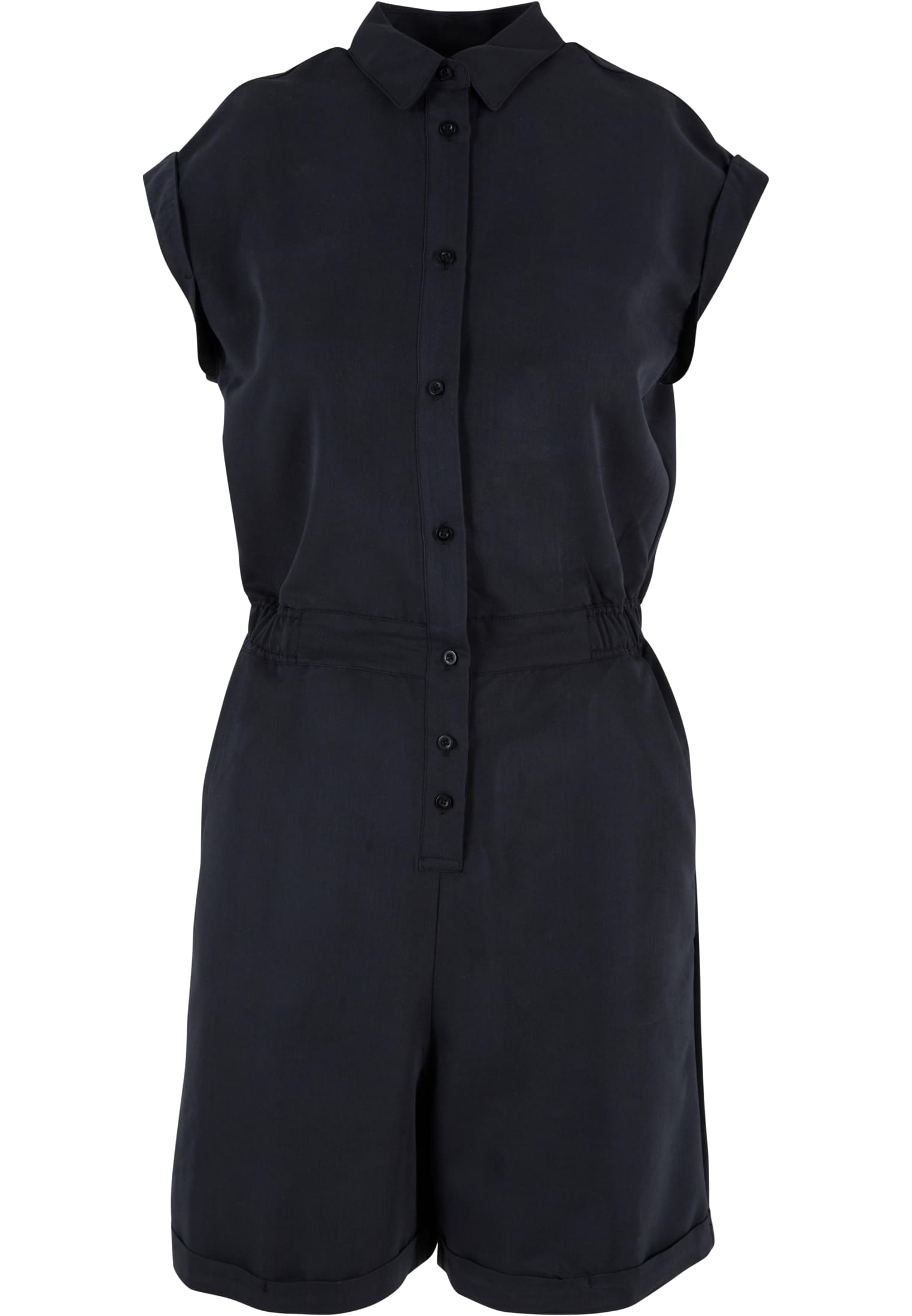 Ladies Viscose Twill Jumpsuit | black