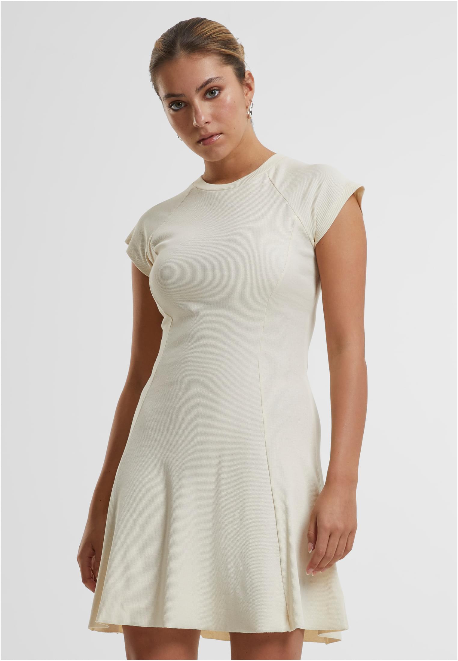 Ladies Skater Rib Dress | whitesand