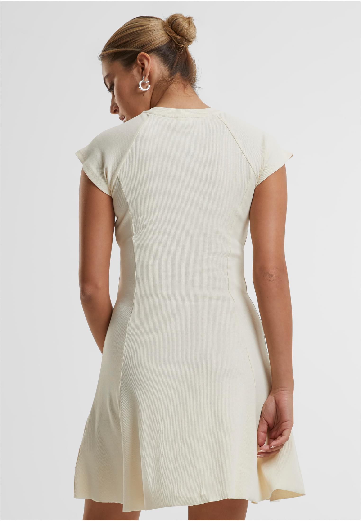 Ladies Skater Rib Dress | whitesand