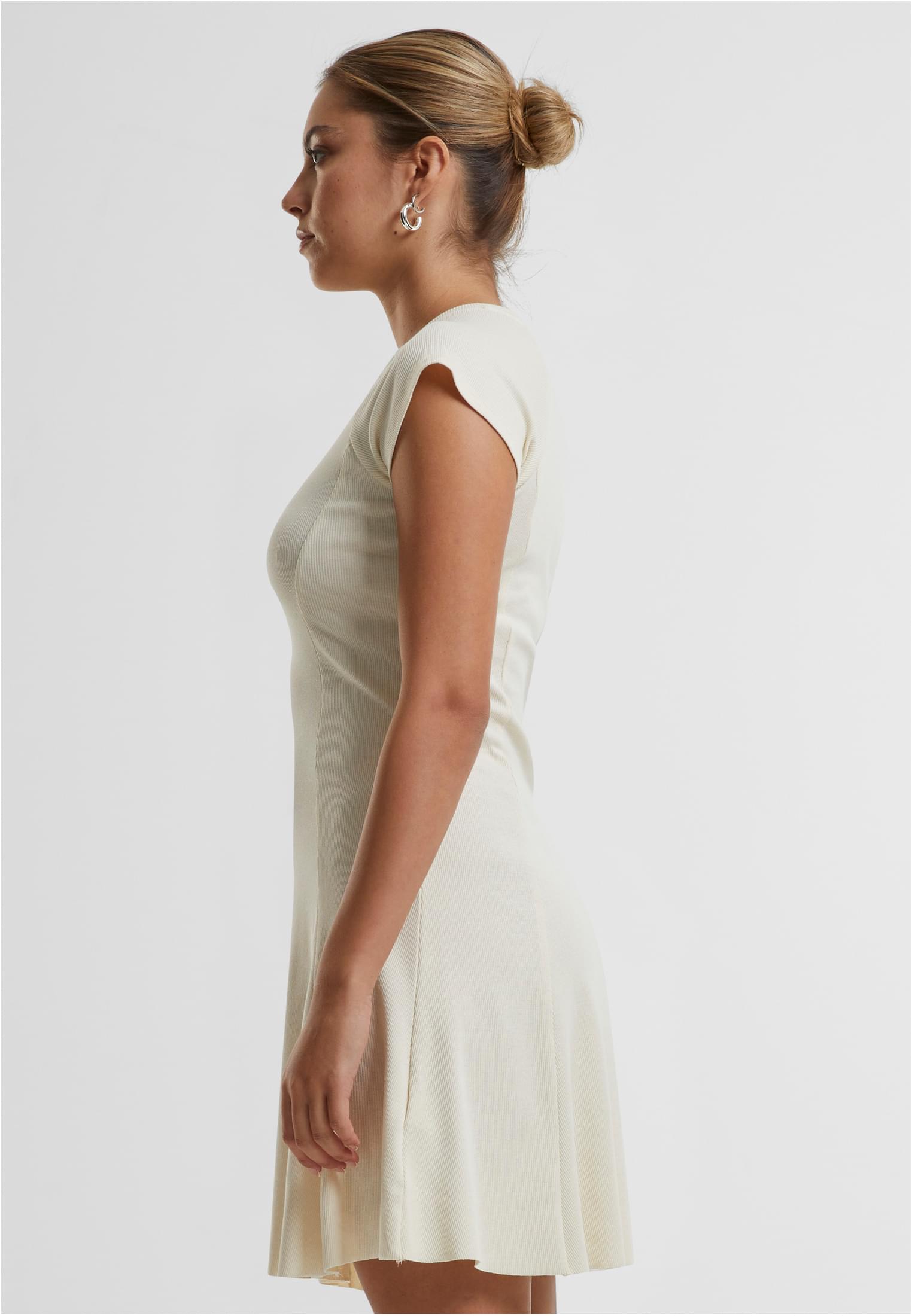 Ladies Skater Rib Dress | whitesand