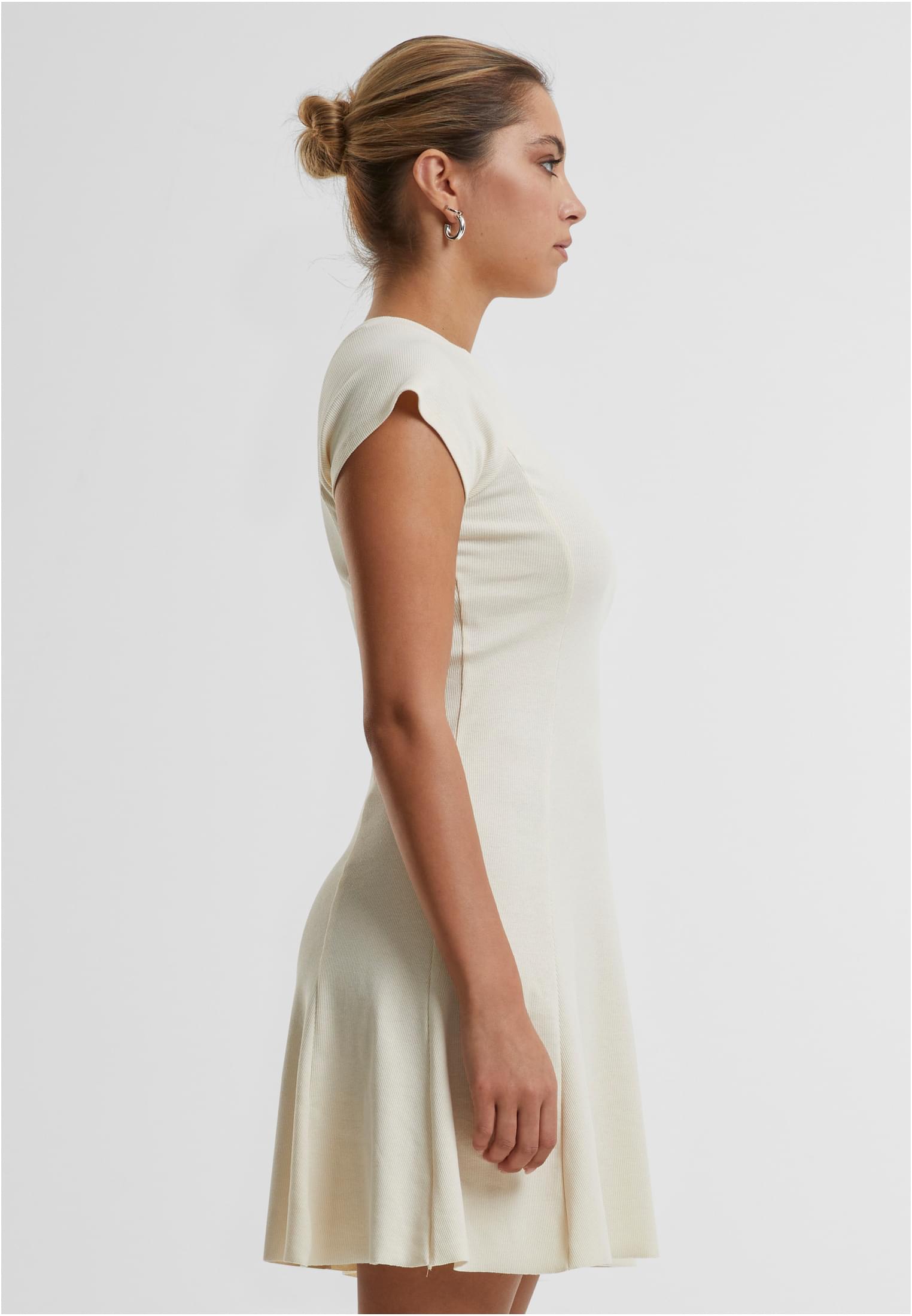 Ladies Skater Rib Dress | whitesand