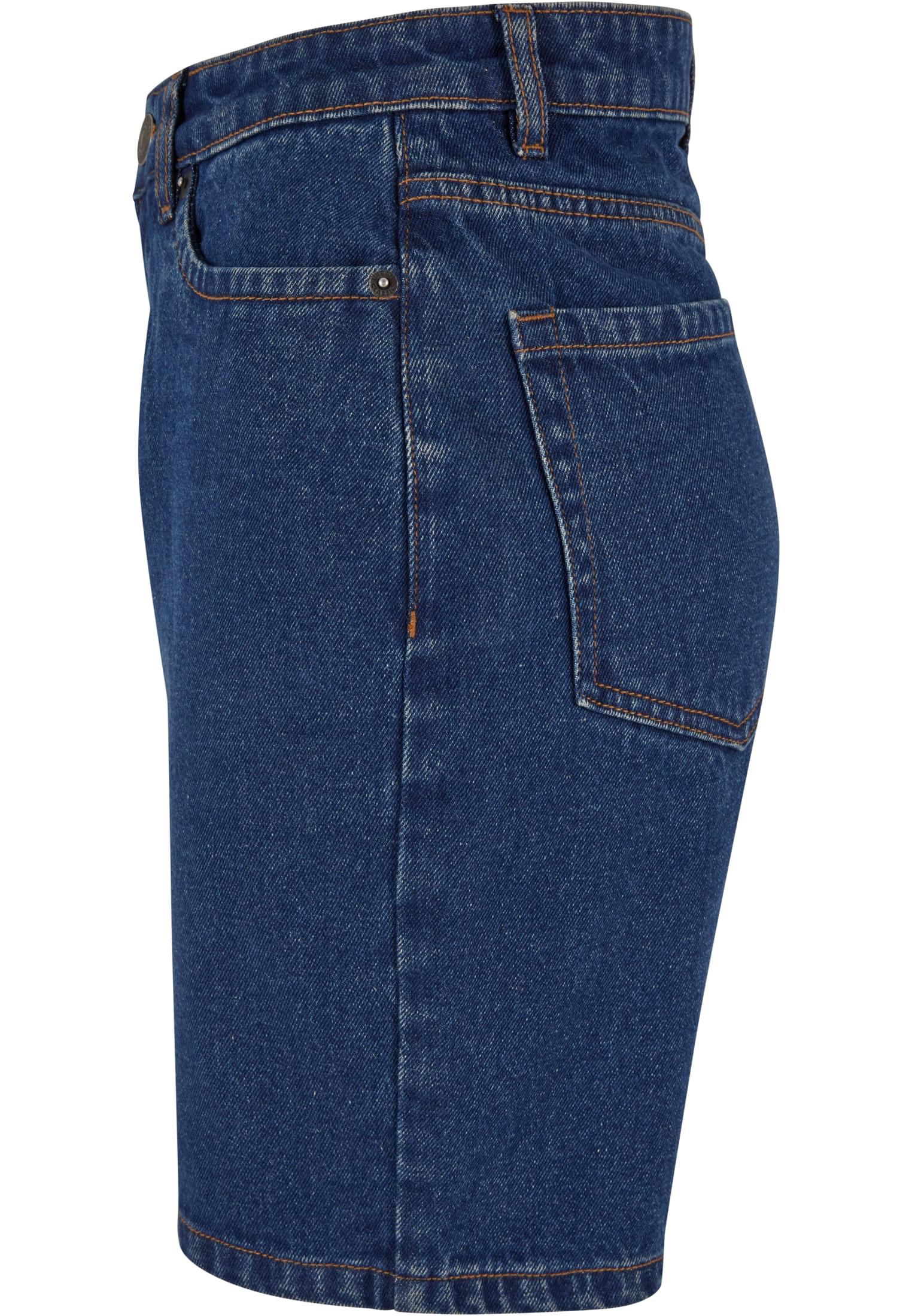 Ladies 90‘s Bermuda | mid indigo washed