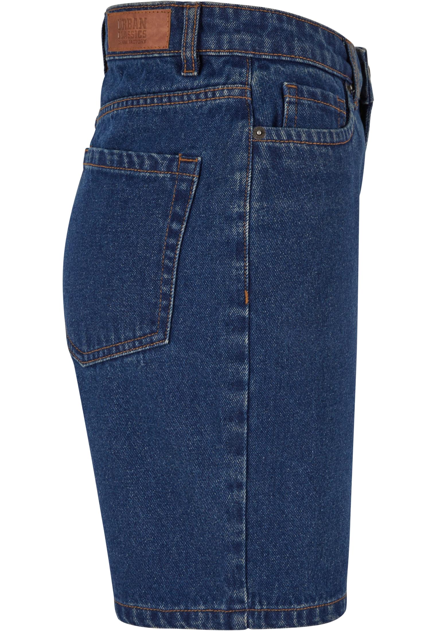 Ladies 90‘s Bermuda | mid indigo washed