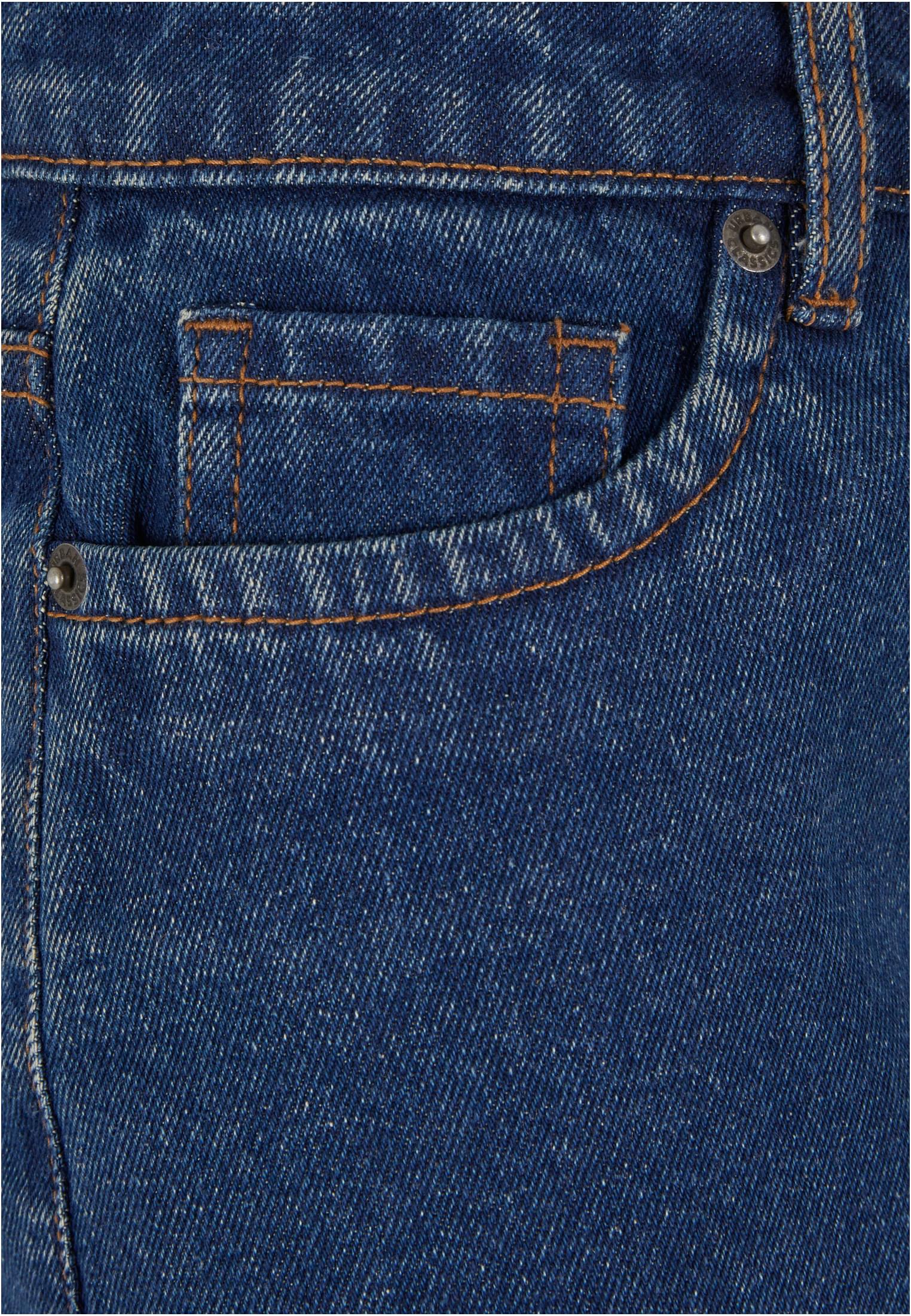 Ladies 90‘s Bermuda | mid indigo washed