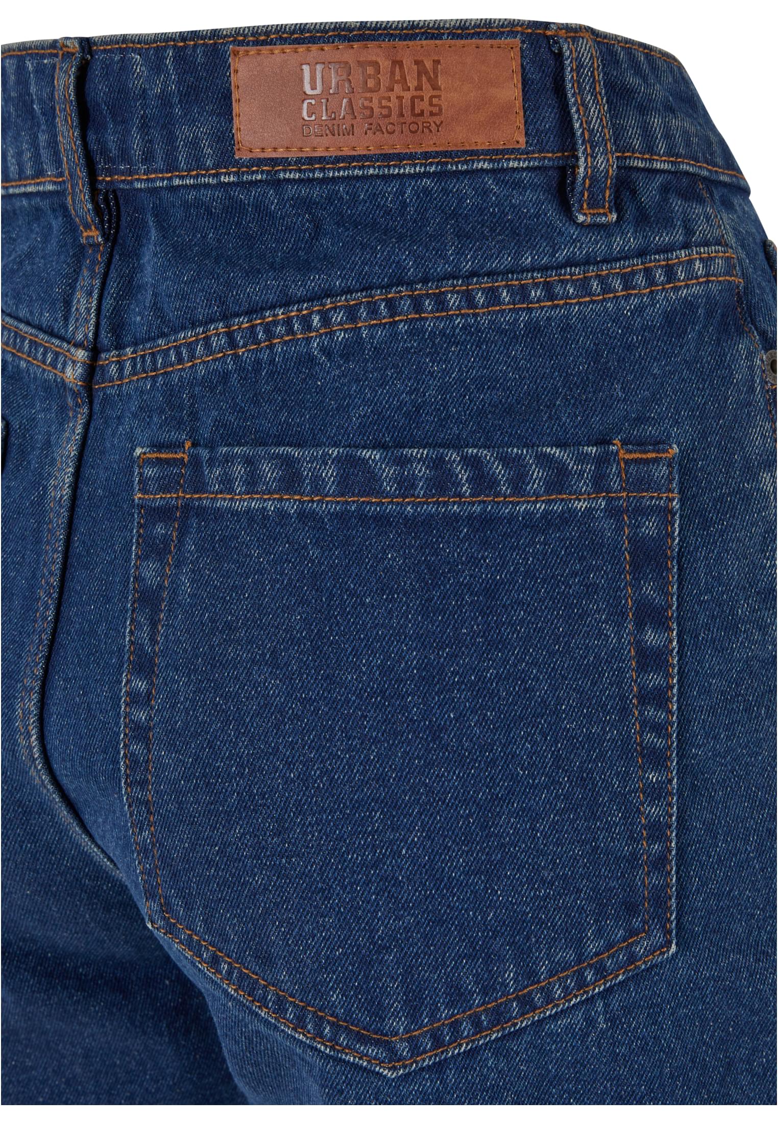 Ladies 90‘s Bermuda | mid indigo washed