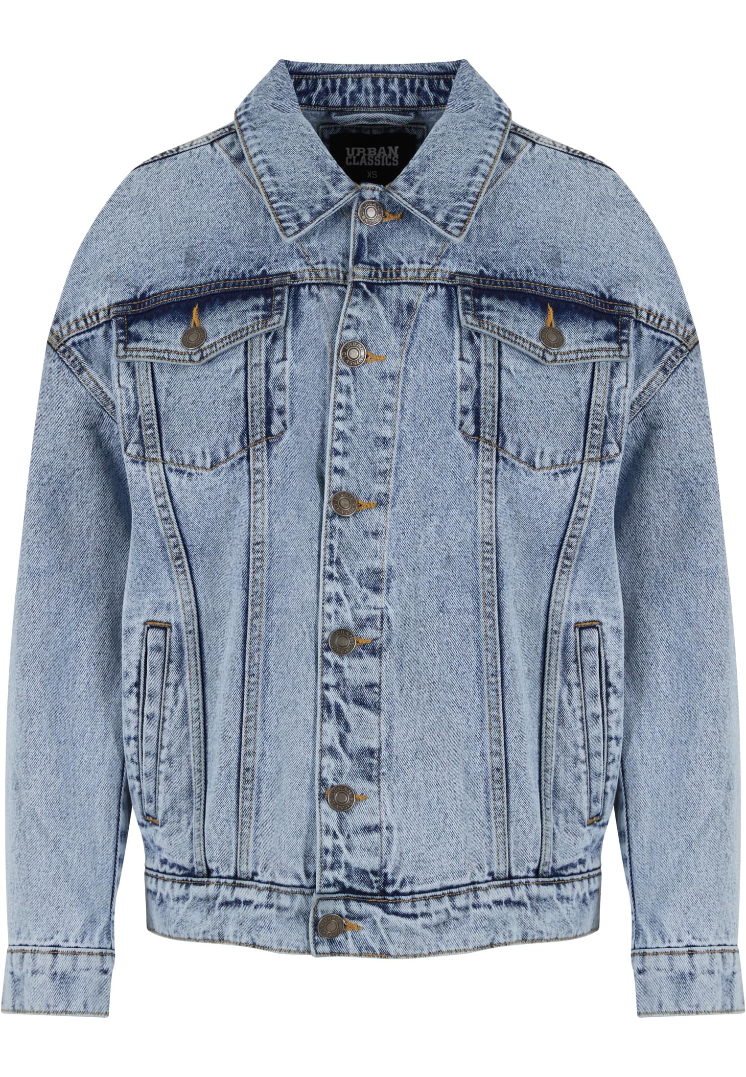 Ladies Oversized 90‘s Denim Jacket | tinted lightblue washed