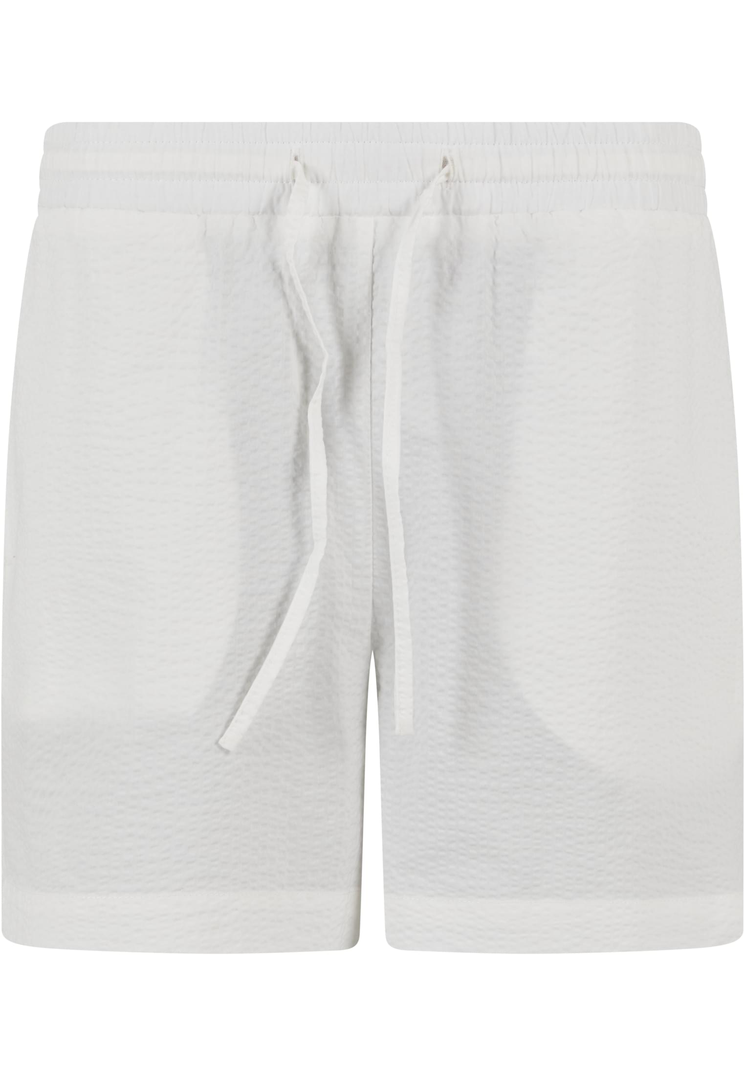 Ladies Seersucker Shorts | white