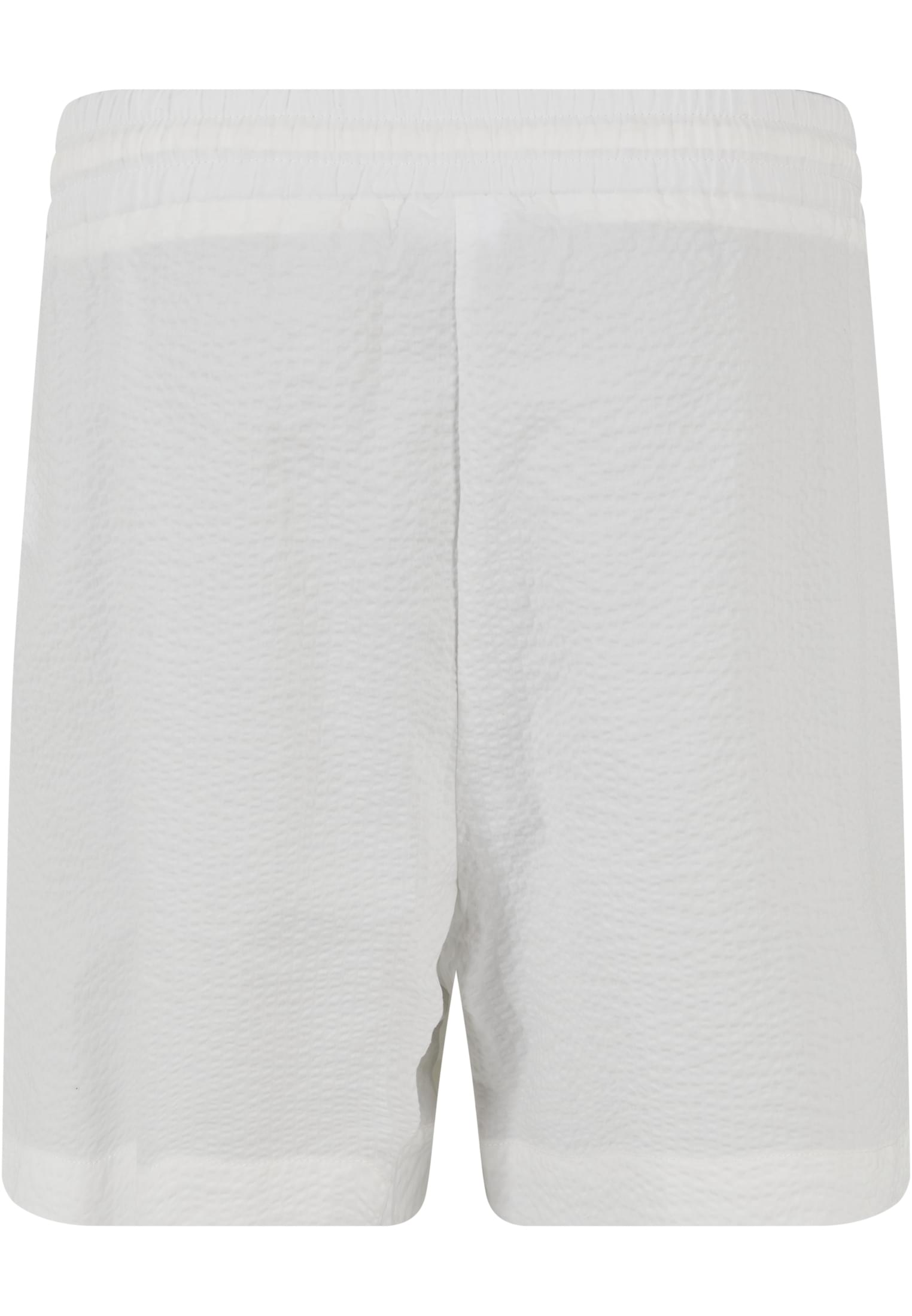 Ladies Seersucker Shorts | white