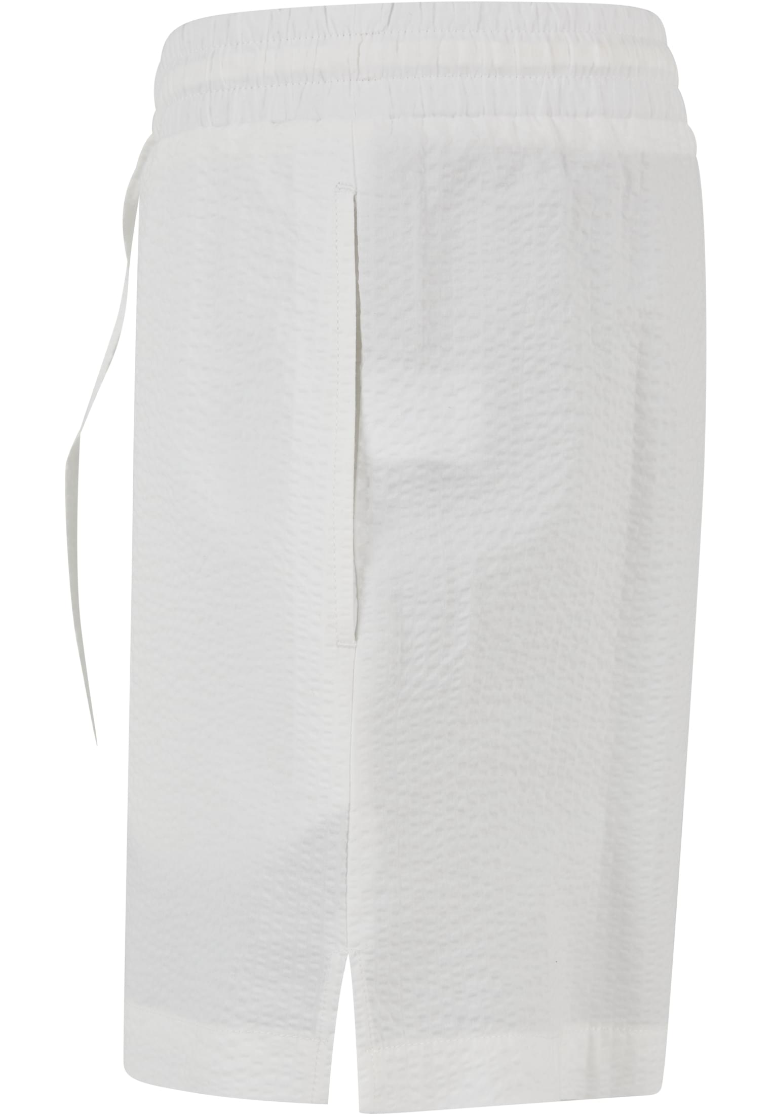 Ladies Seersucker Shorts | white