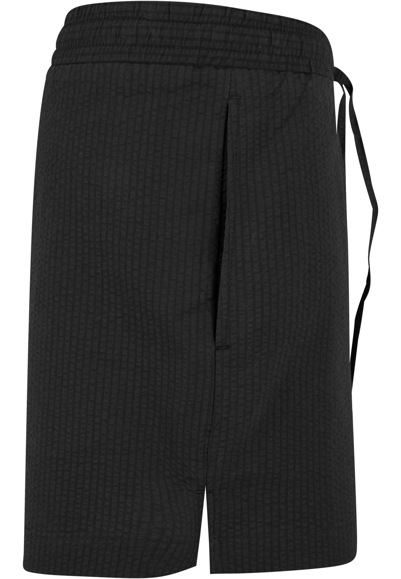 Ladies Seersucker Shorts | black