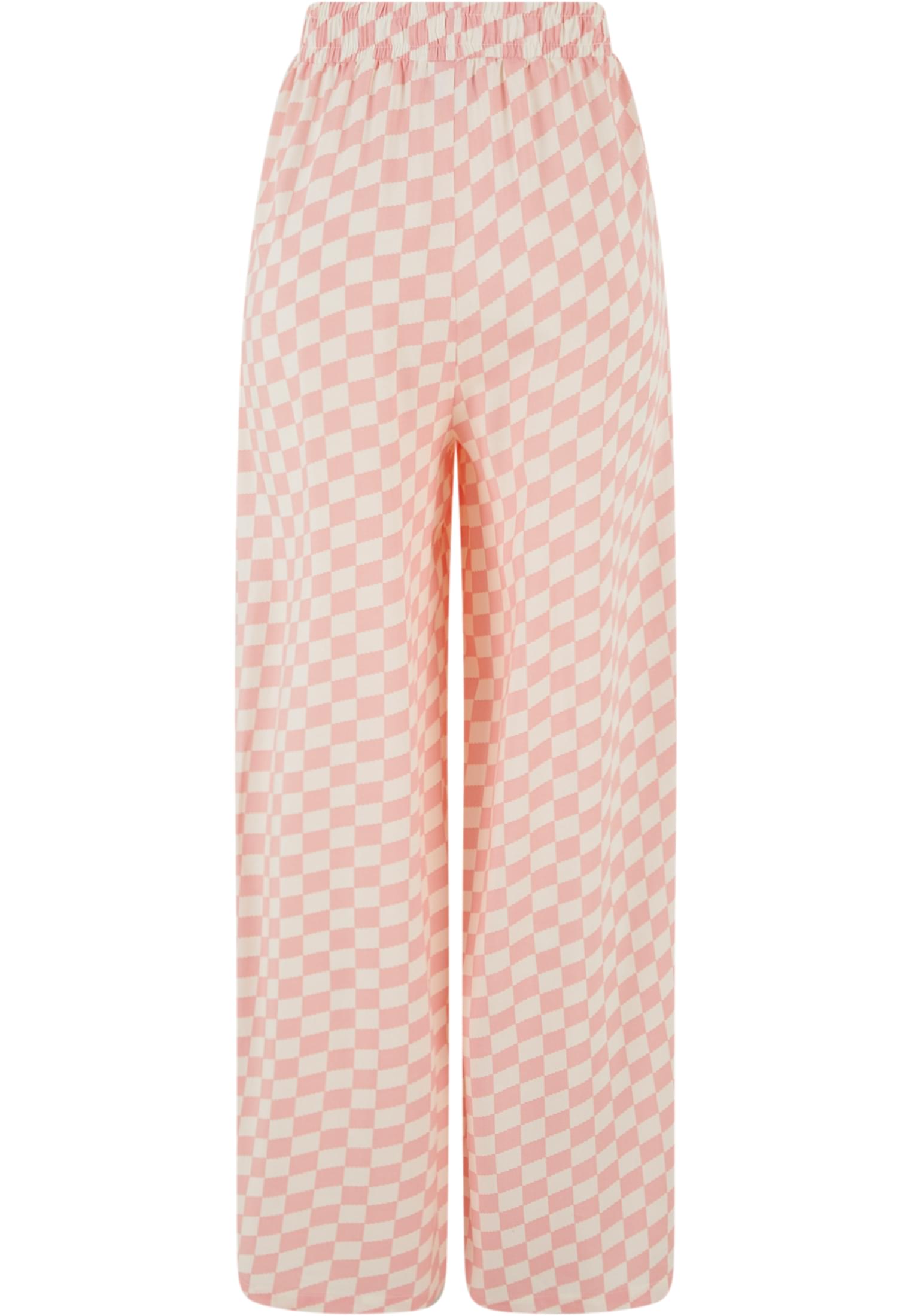 Ladies Viscose Resort Pants | lemonadepinkcheck