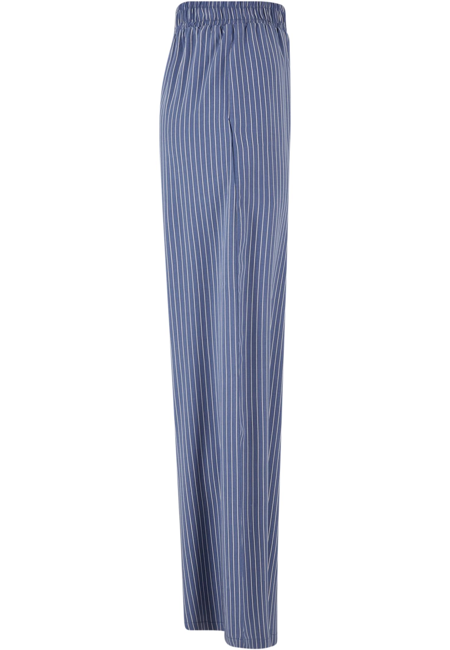 Ladies Viscose Resort Pants | vintagebluepinstripe