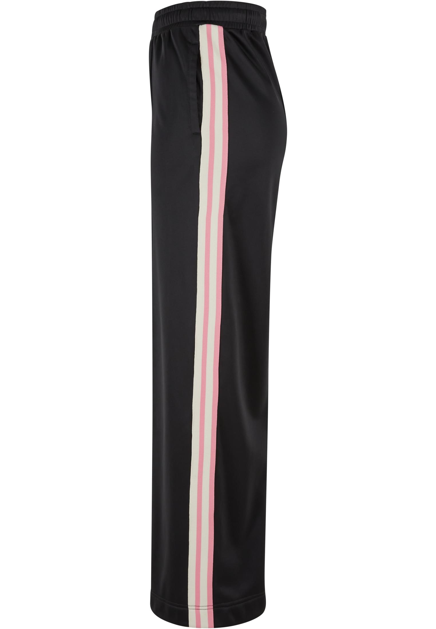 Ladies Pin Tuck Track Pants | black