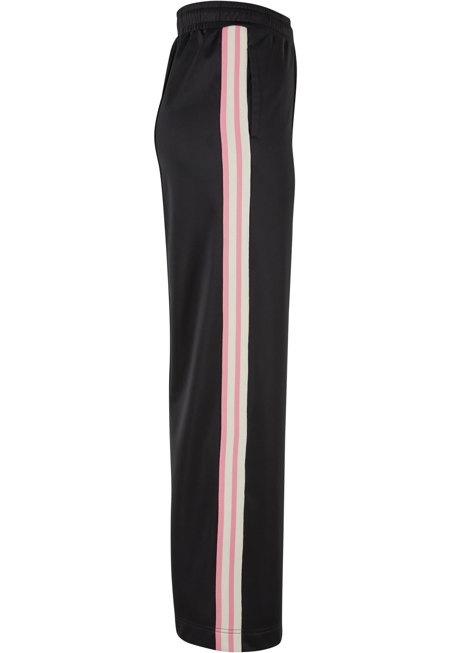 Ladies Pin Tuck Track Pants | black