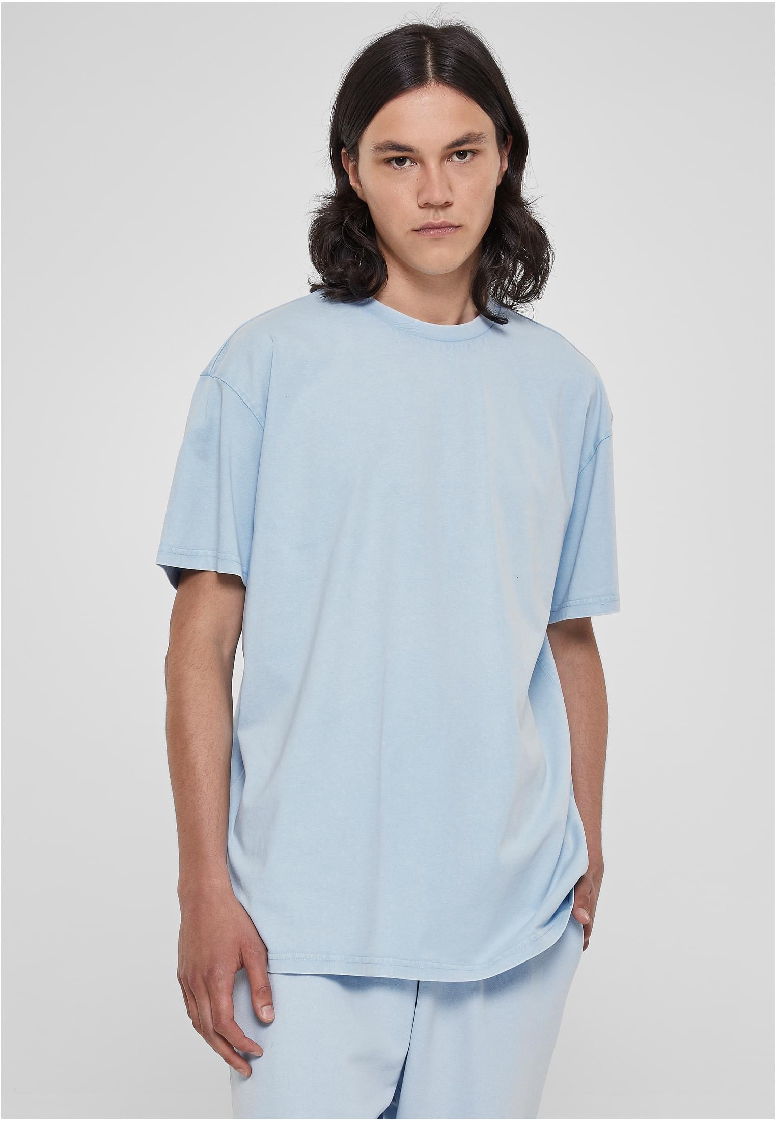 Heavy Oversized Acid Wash Tee | balticblue