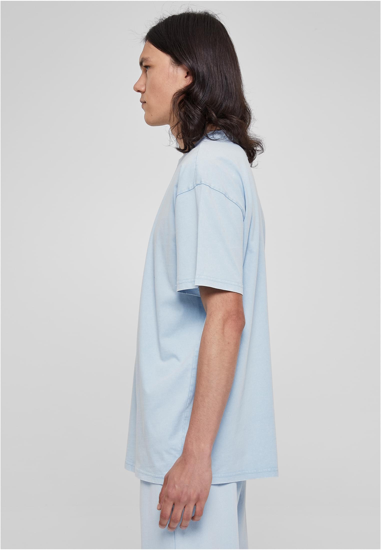 Heavy Oversized Acid Wash Tee | balticblue