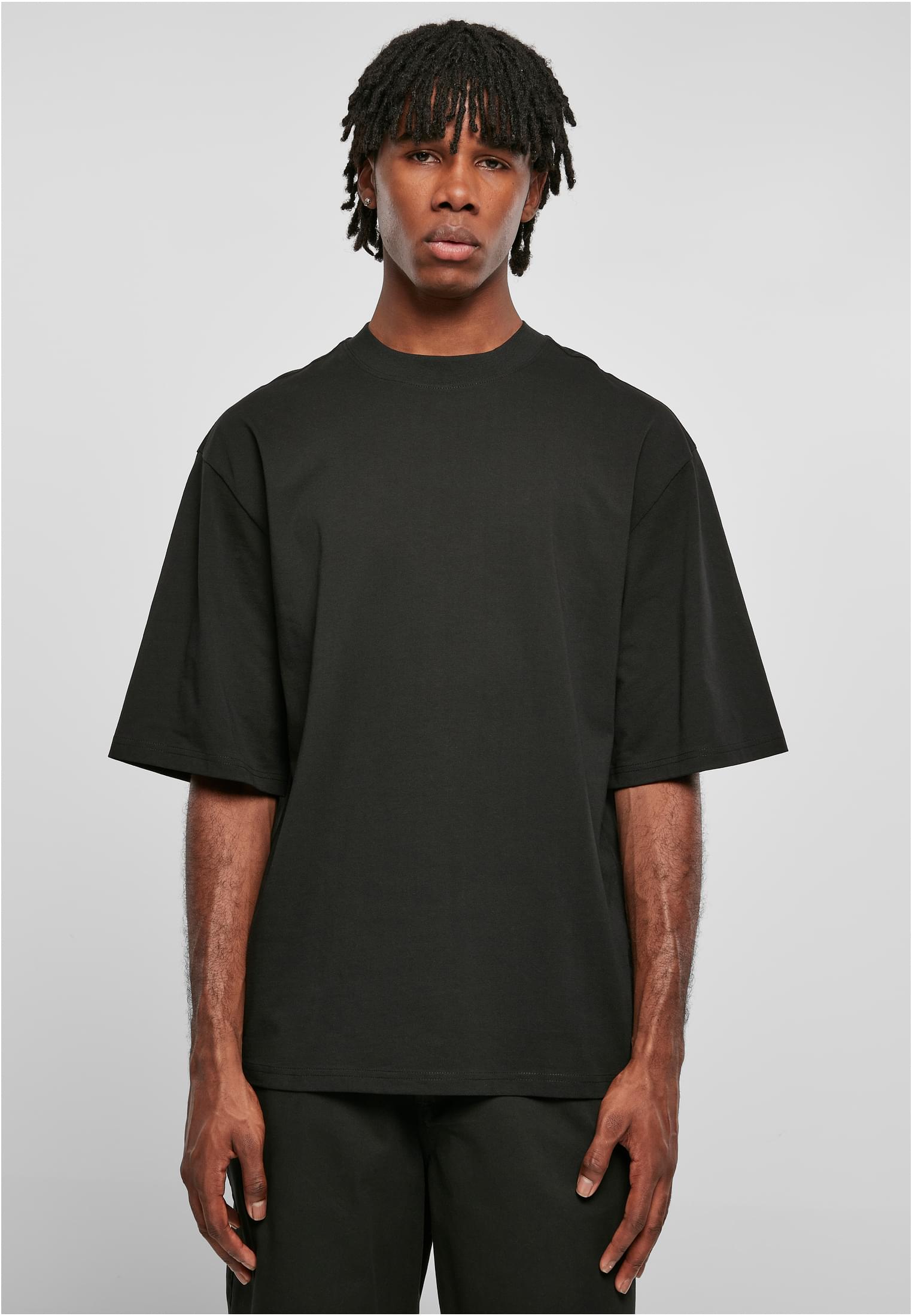 Organic Oversized Sleeve Tee | black