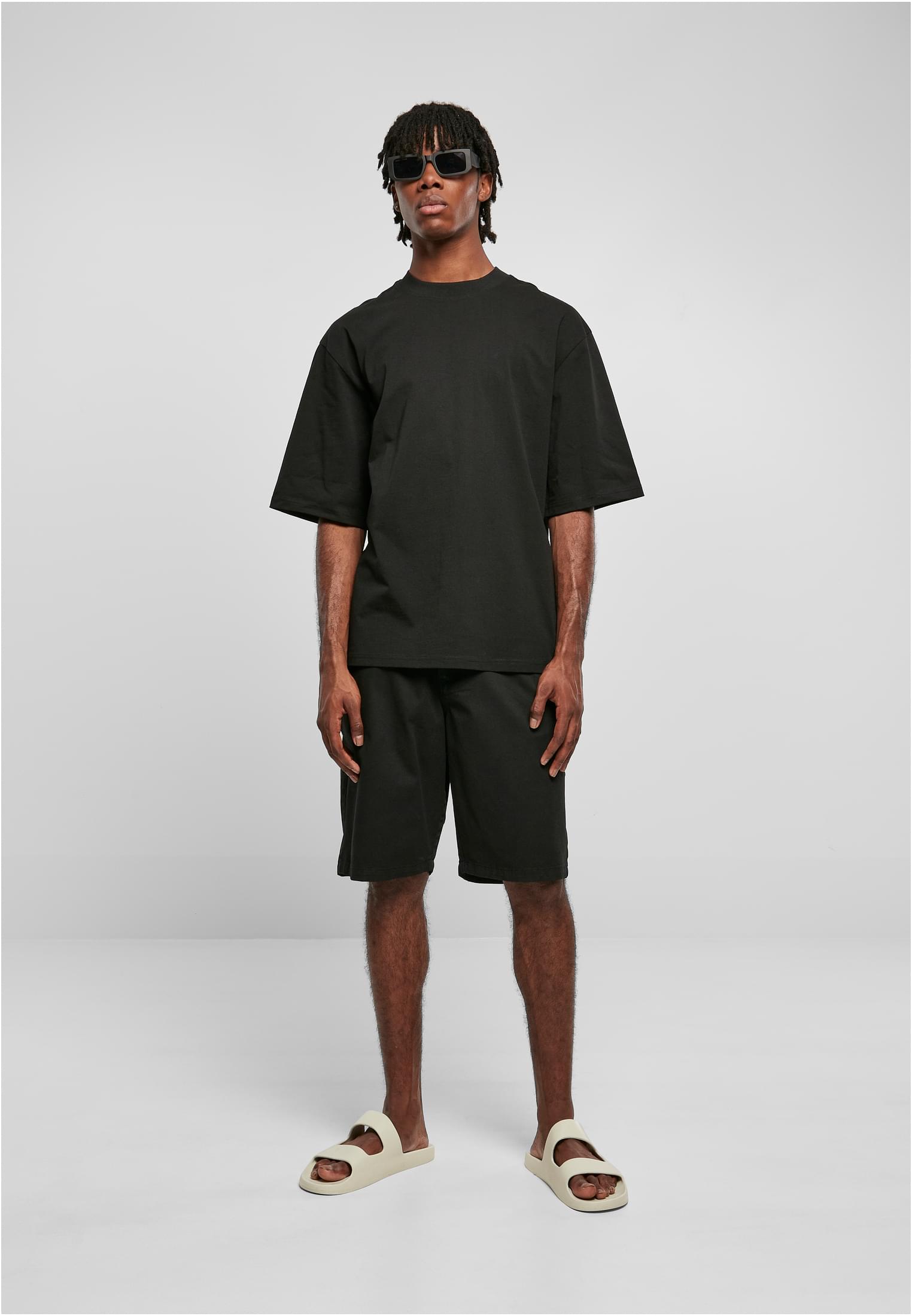 Organic Oversized Sleeve Tee | black