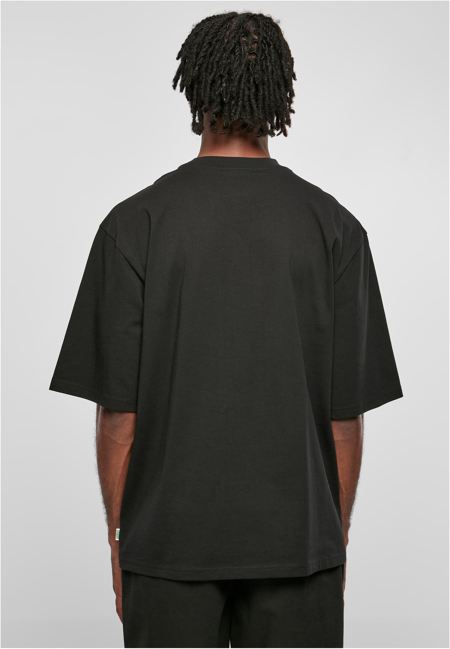 Organic Oversized Sleeve Tee | black