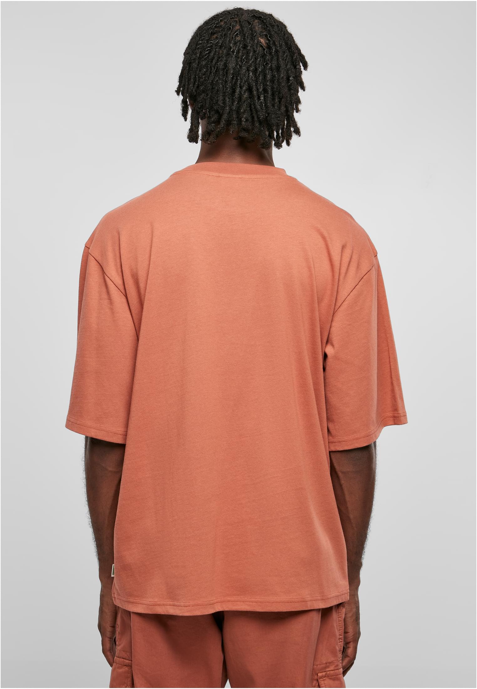 Organic Oversized Sleeve Tee | terracotta