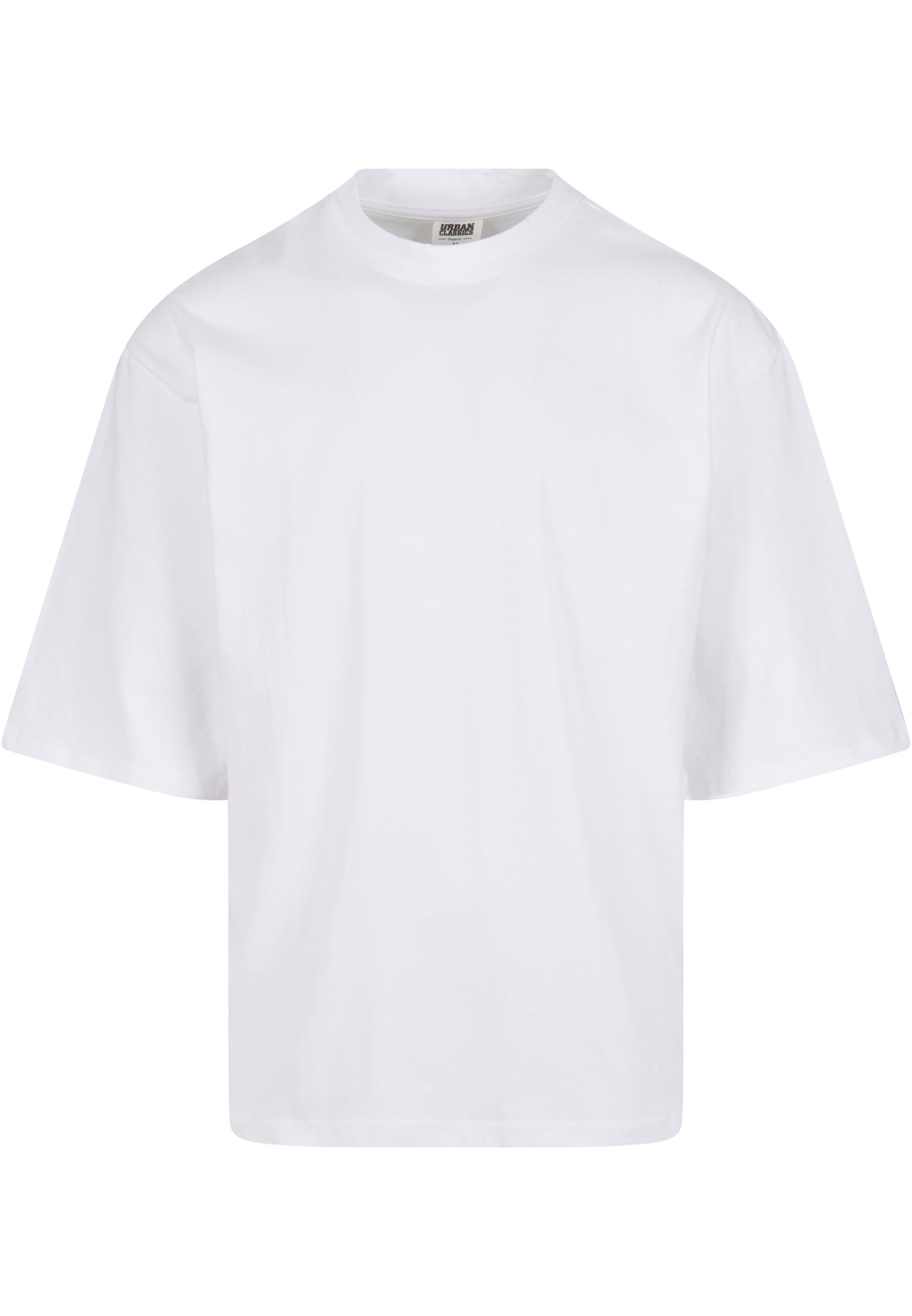 Organic Oversized Sleeve Tee | white