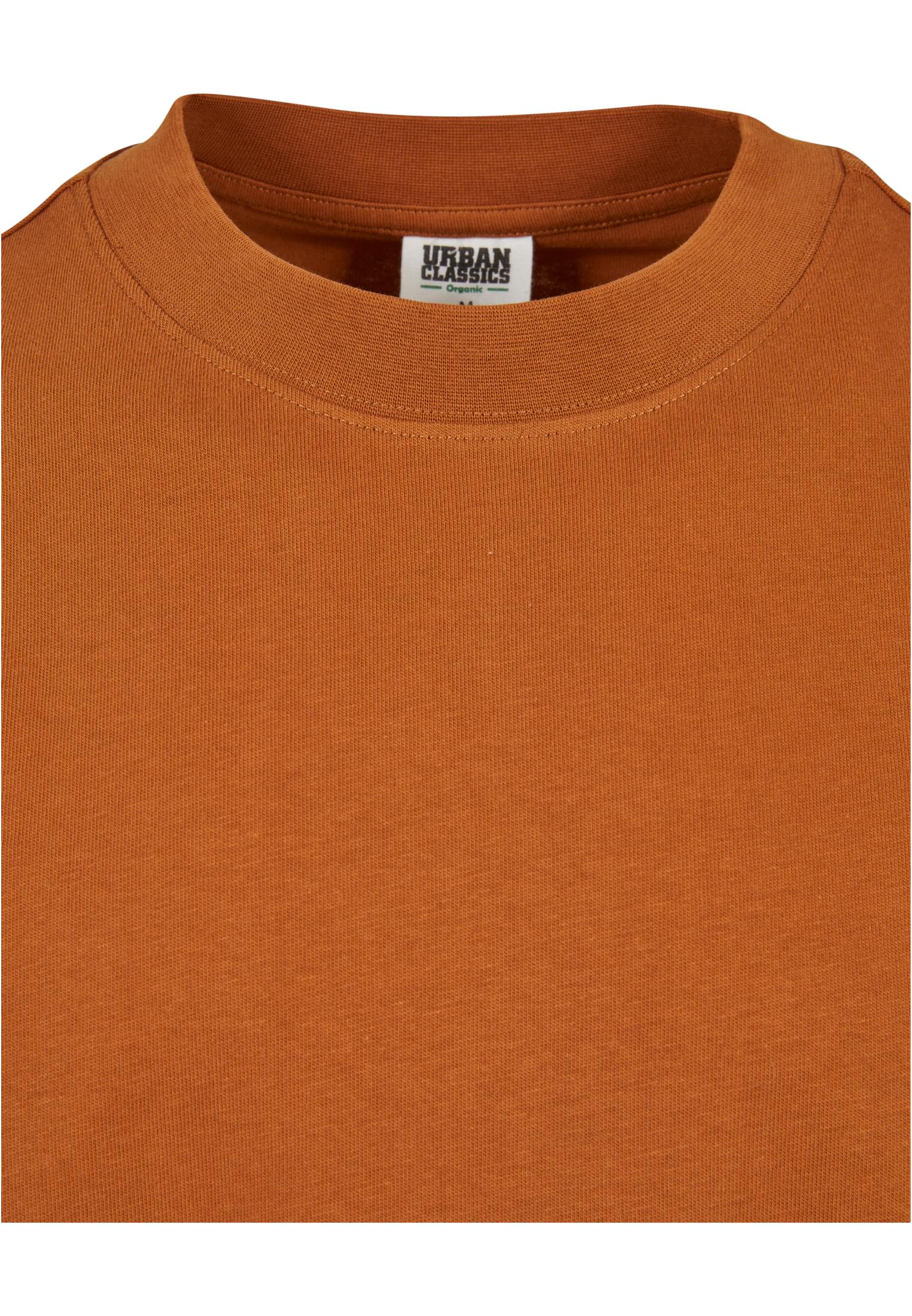 Organic Oversized Sleeve Tee | terracotta