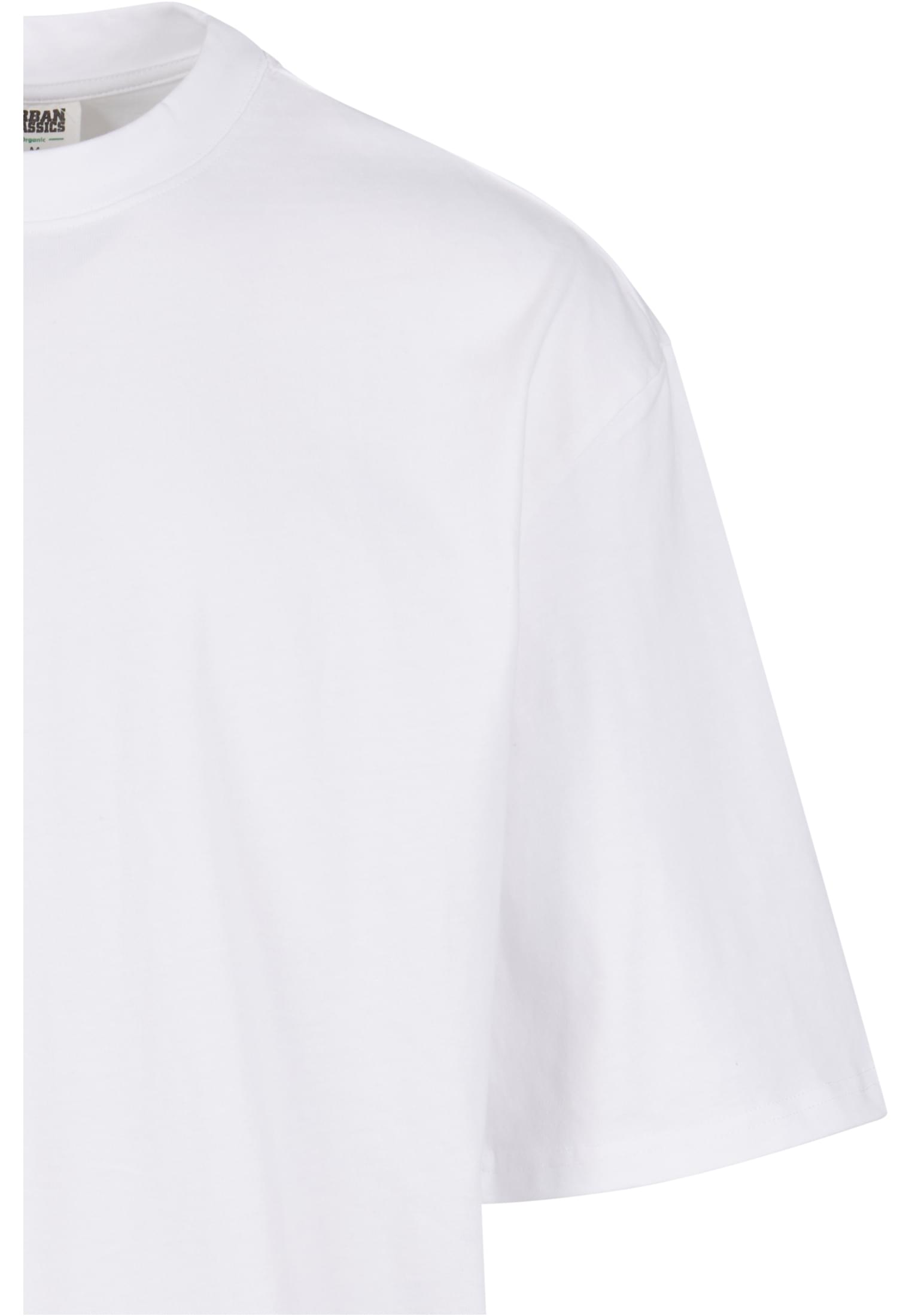 Organic Oversized Sleeve Tee | white