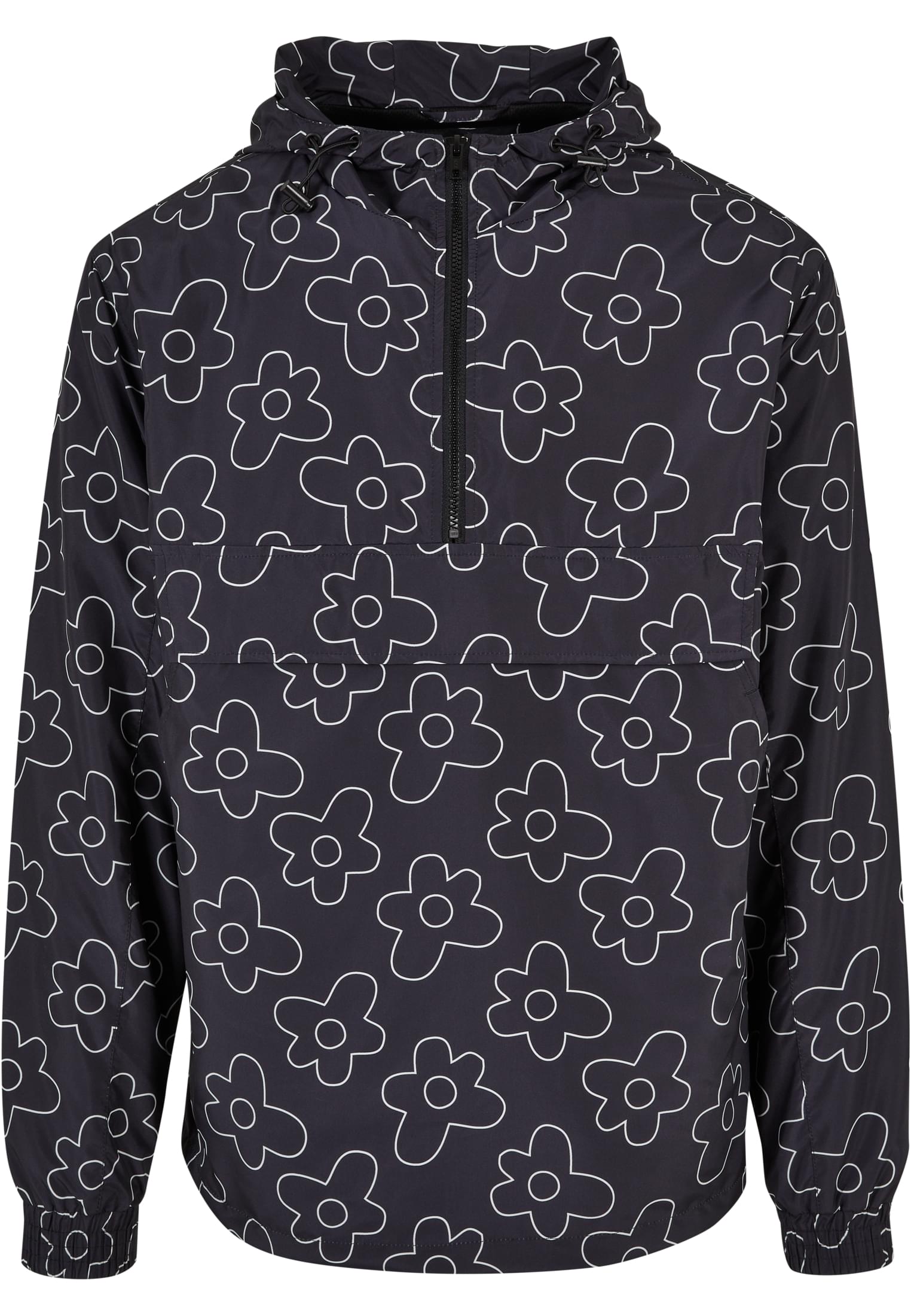 Flower AOP Pull Over Jacket | blackflower