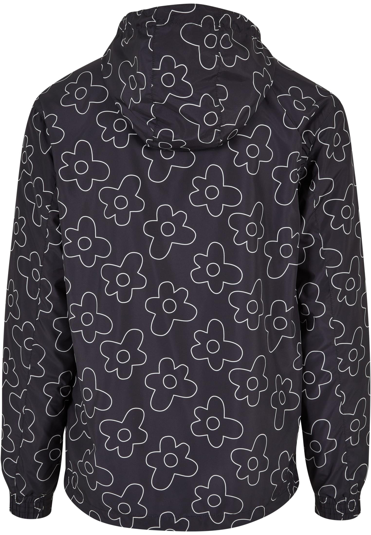 Flower AOP Pull Over Jacket | blackflower