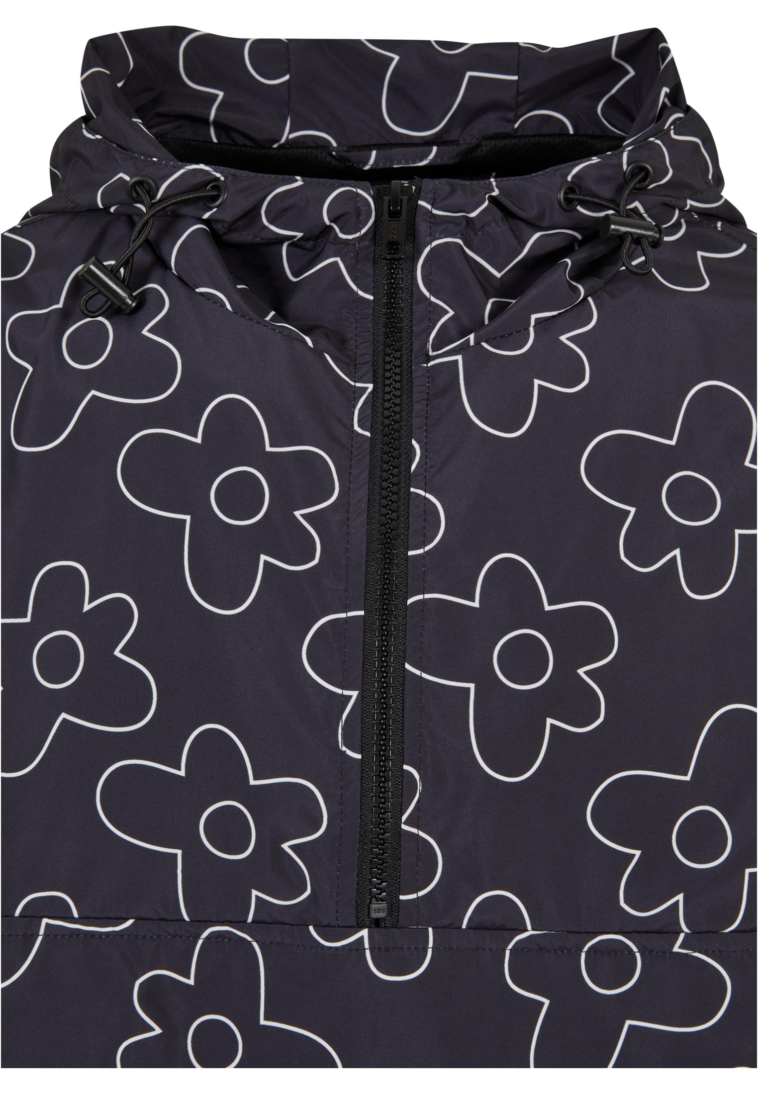 Flower AOP Pull Over Jacket | blackflower