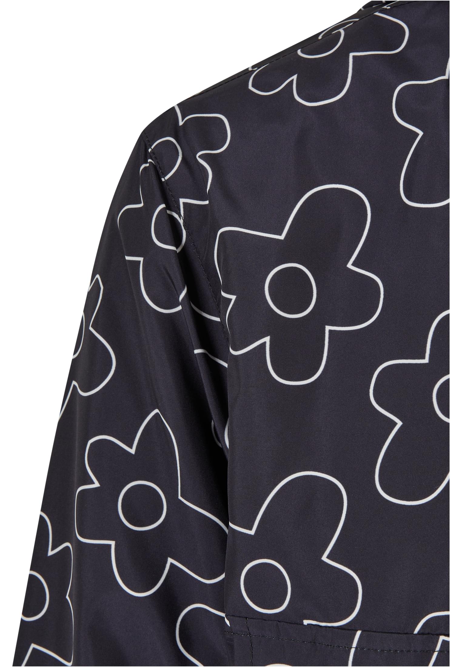 Flower AOP Pull Over Jacket | blackflower