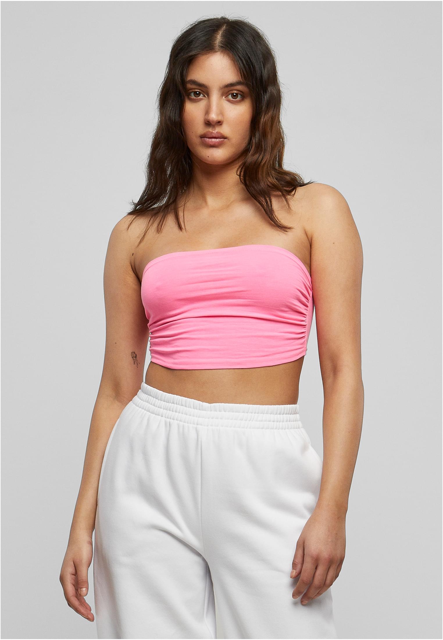 Ladies Neon Bandeau Top | neonpink