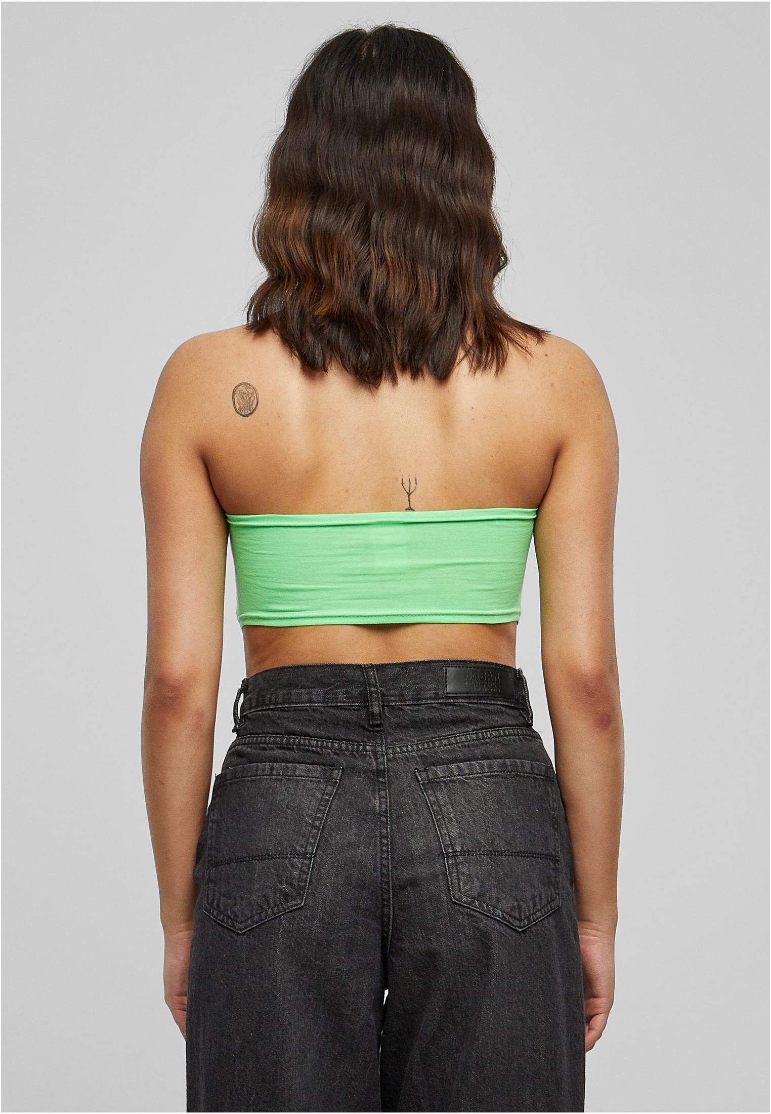 Ladies Neon Bandeau Top | neongreen