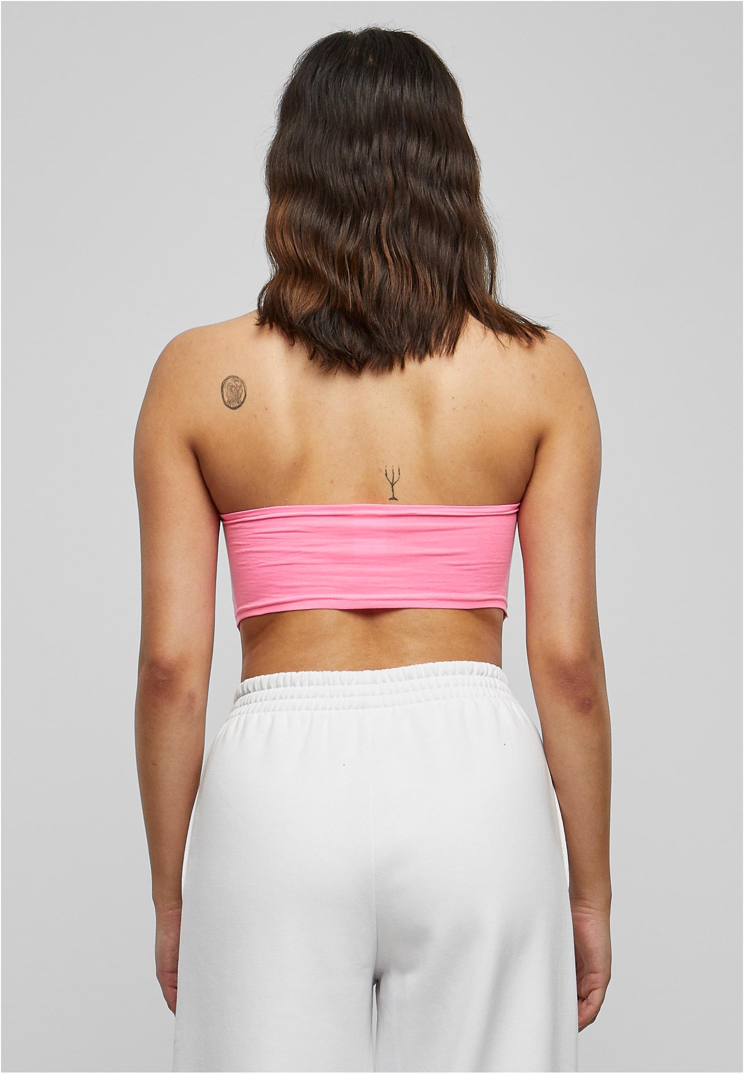 Ladies Neon Bandeau Top | neonpink