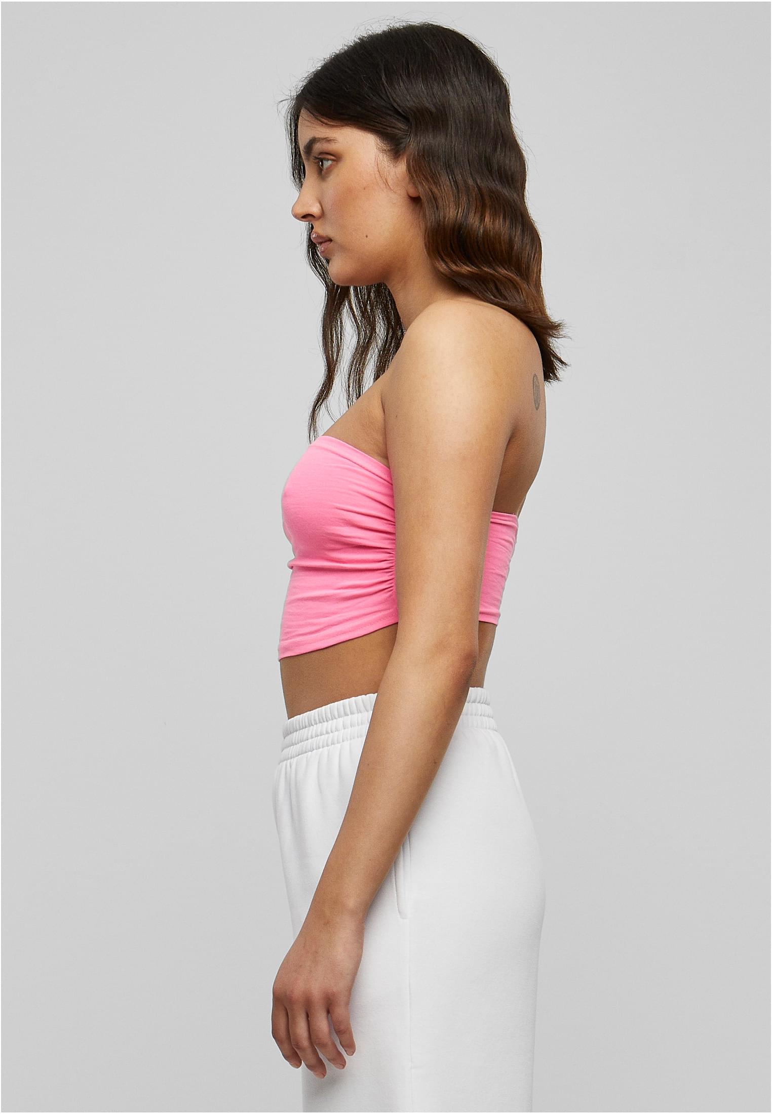 Ladies Neon Bandeau Top | neonpink