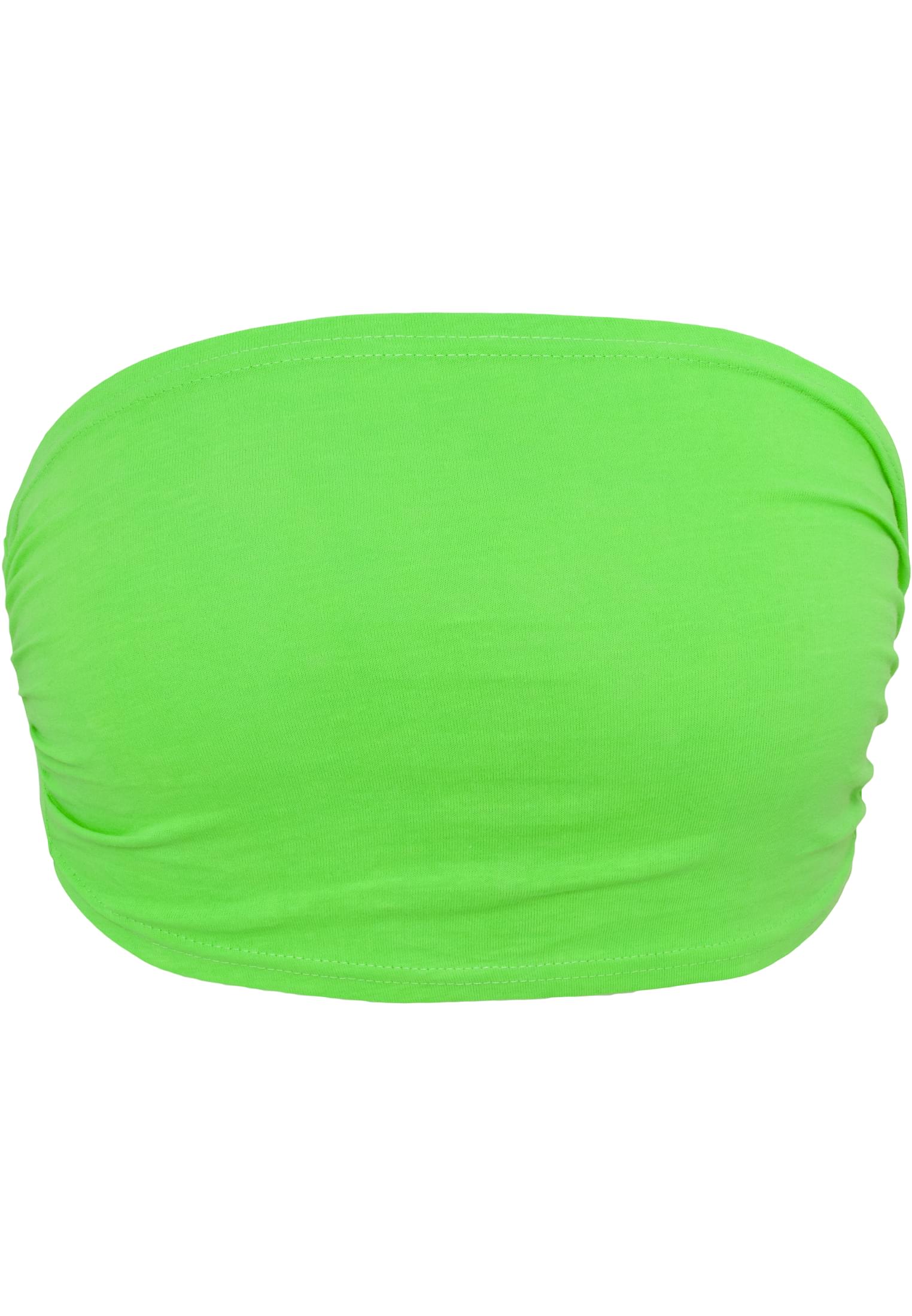 Ladies Neon Bandeau Top | neongreen