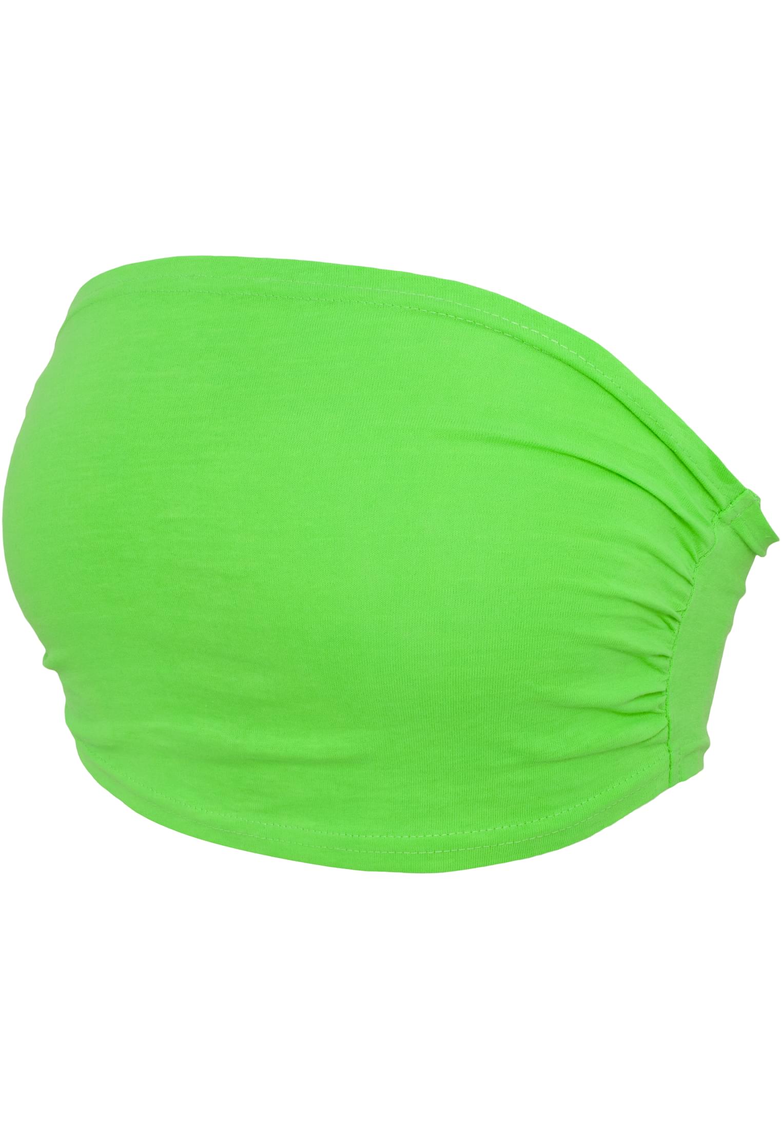 Ladies Neon Bandeau Top | neongreen