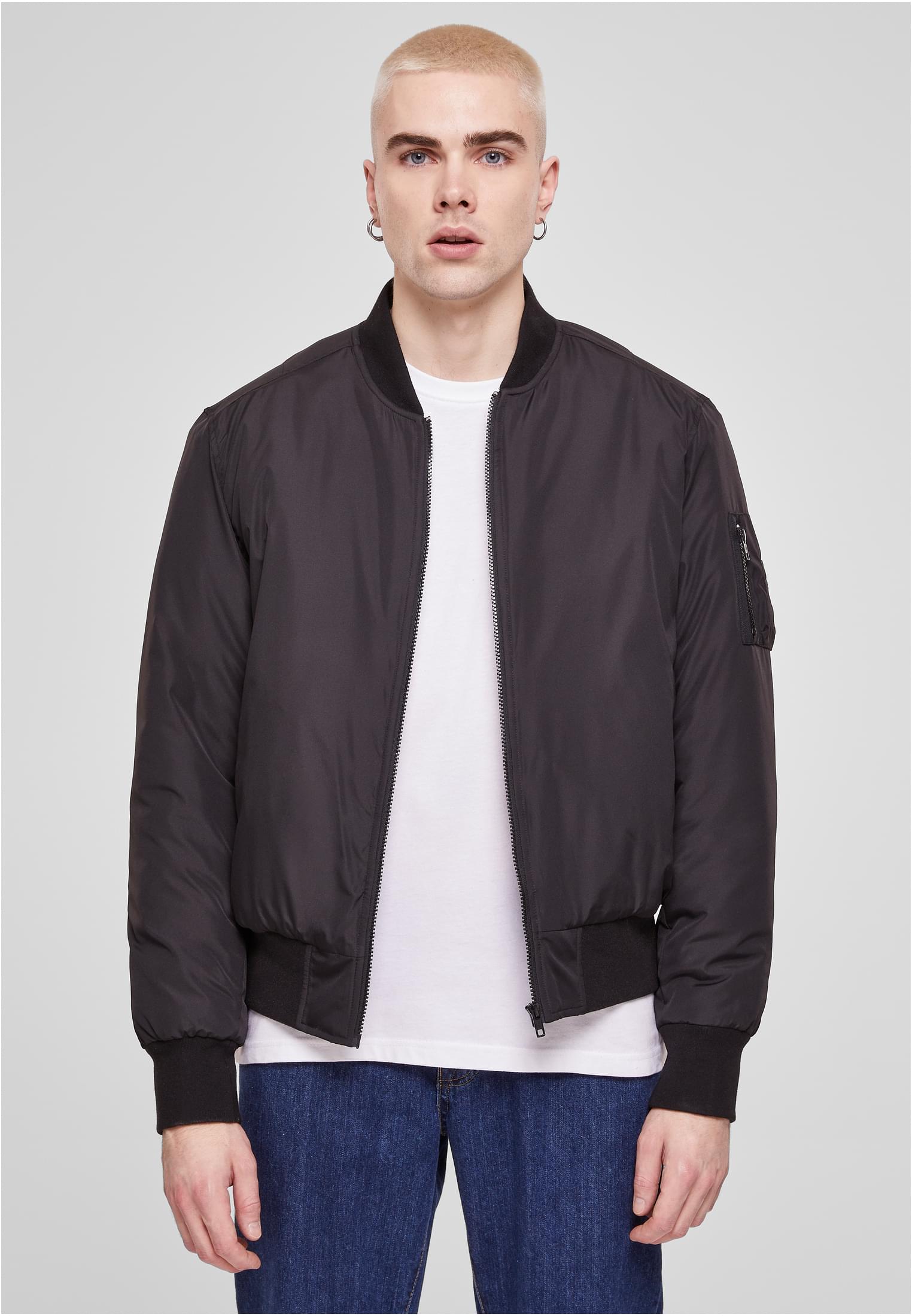 Recyclet Basic Bomber Jacket | black