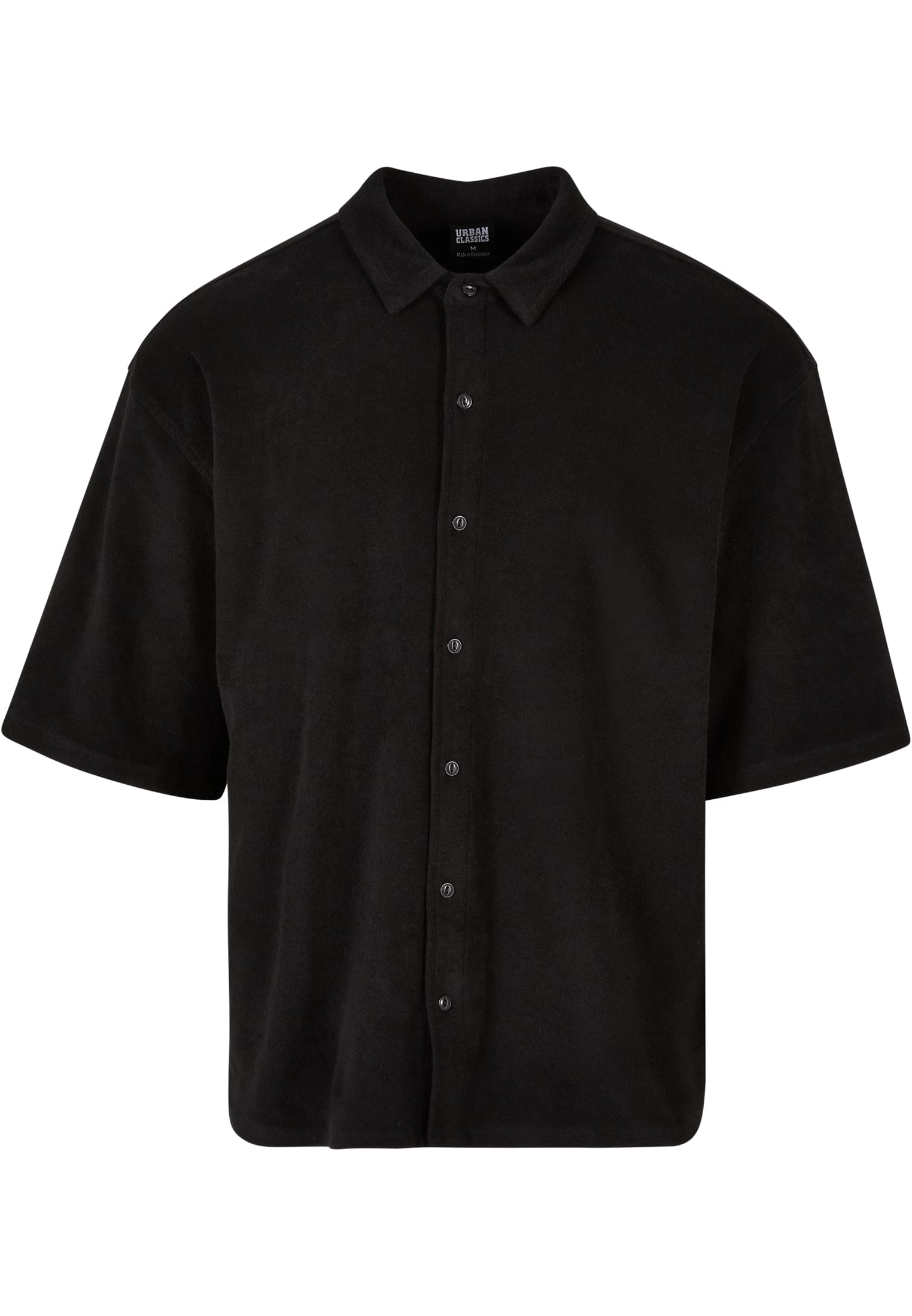 Boxy Towel Shirt | black