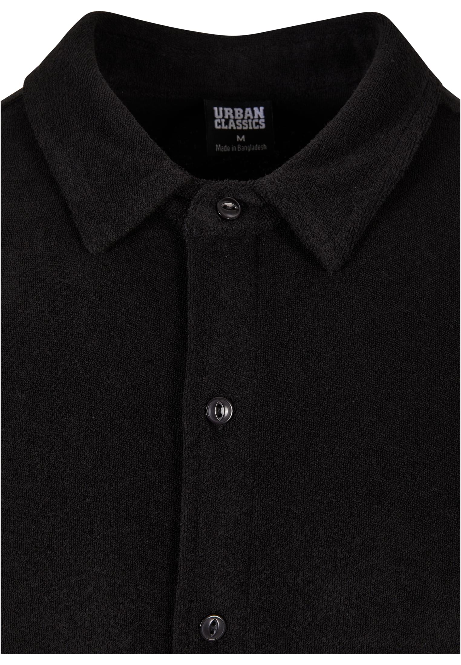 Boxy Towel Shirt | black